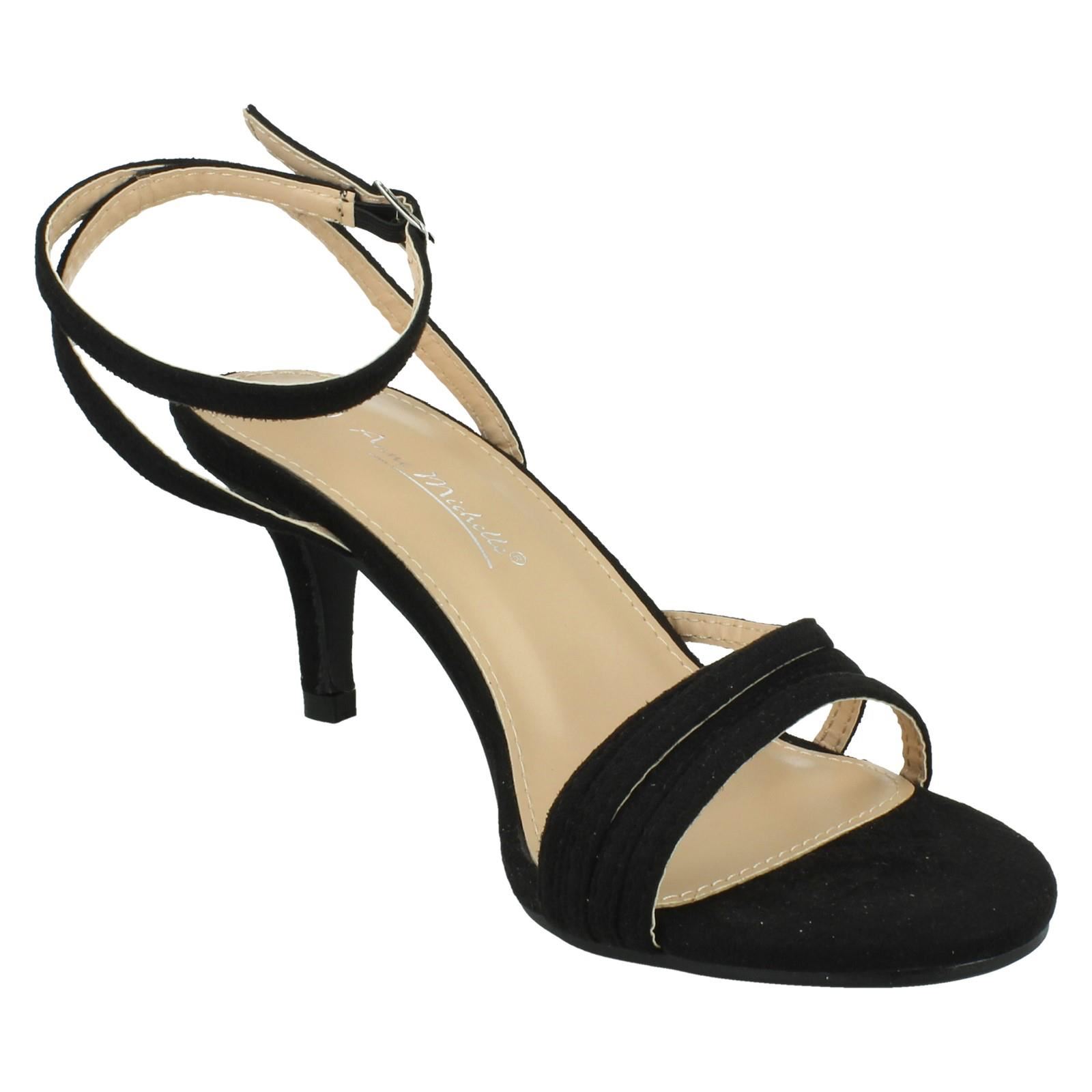 Sandalias de fiesta Anne Michelle de tacón medio calce ancho para dama 'F1R2112' - Imagen 8 de 46