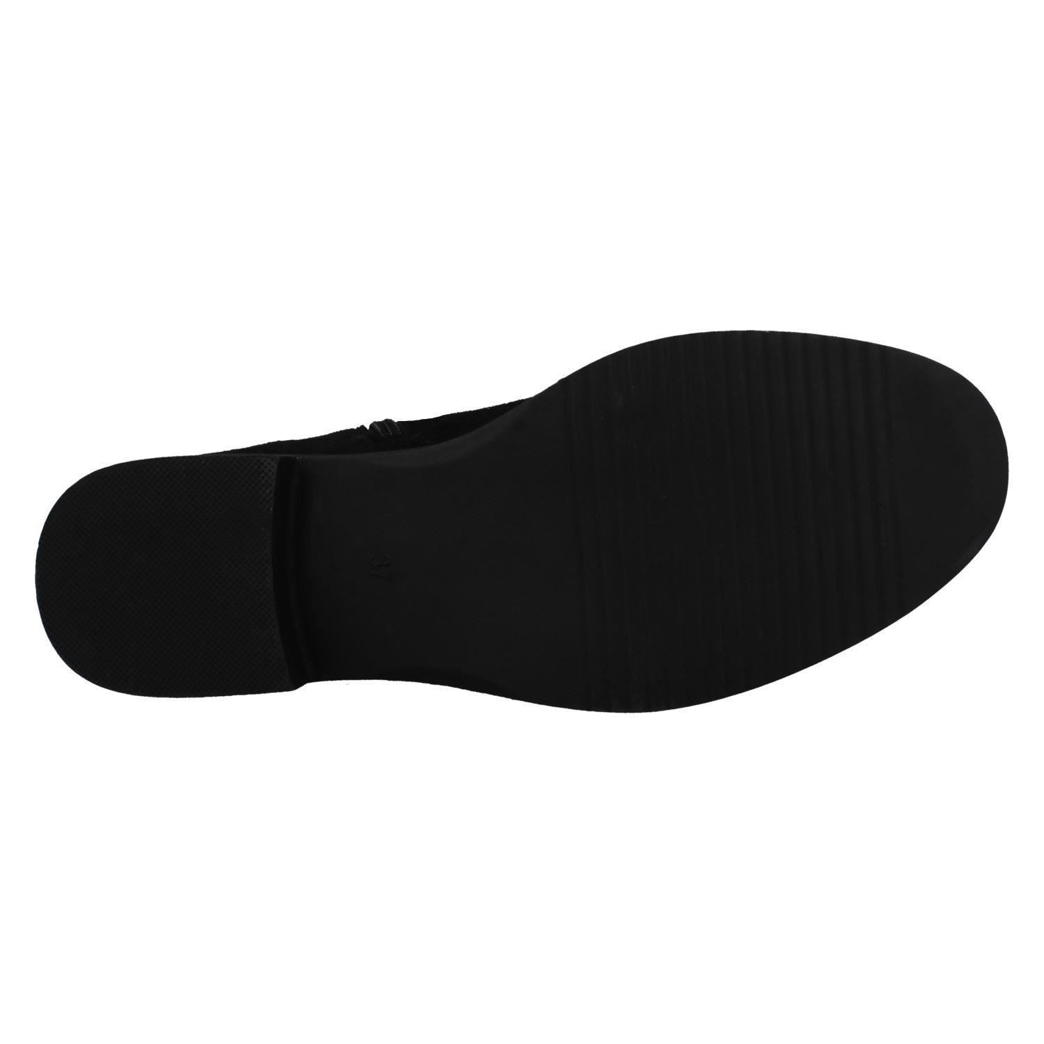 Ladies Spot On Low Heel Ankle Boots - Picture 19 of 19