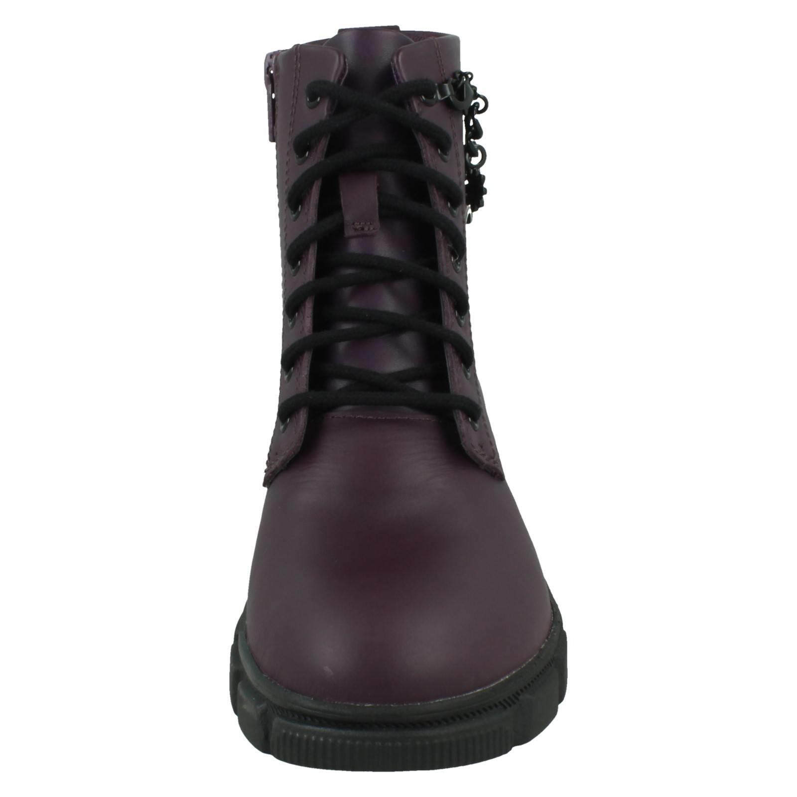 Girls Clarks Charm Detail Ankle Boots "Evyn Charm O" - Picture 18 of 19