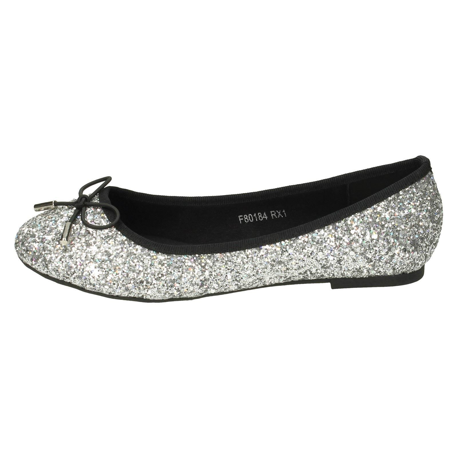 'Zapatos' de bailarina brillante para damas Anne Michelle - Imagen 57 de 64