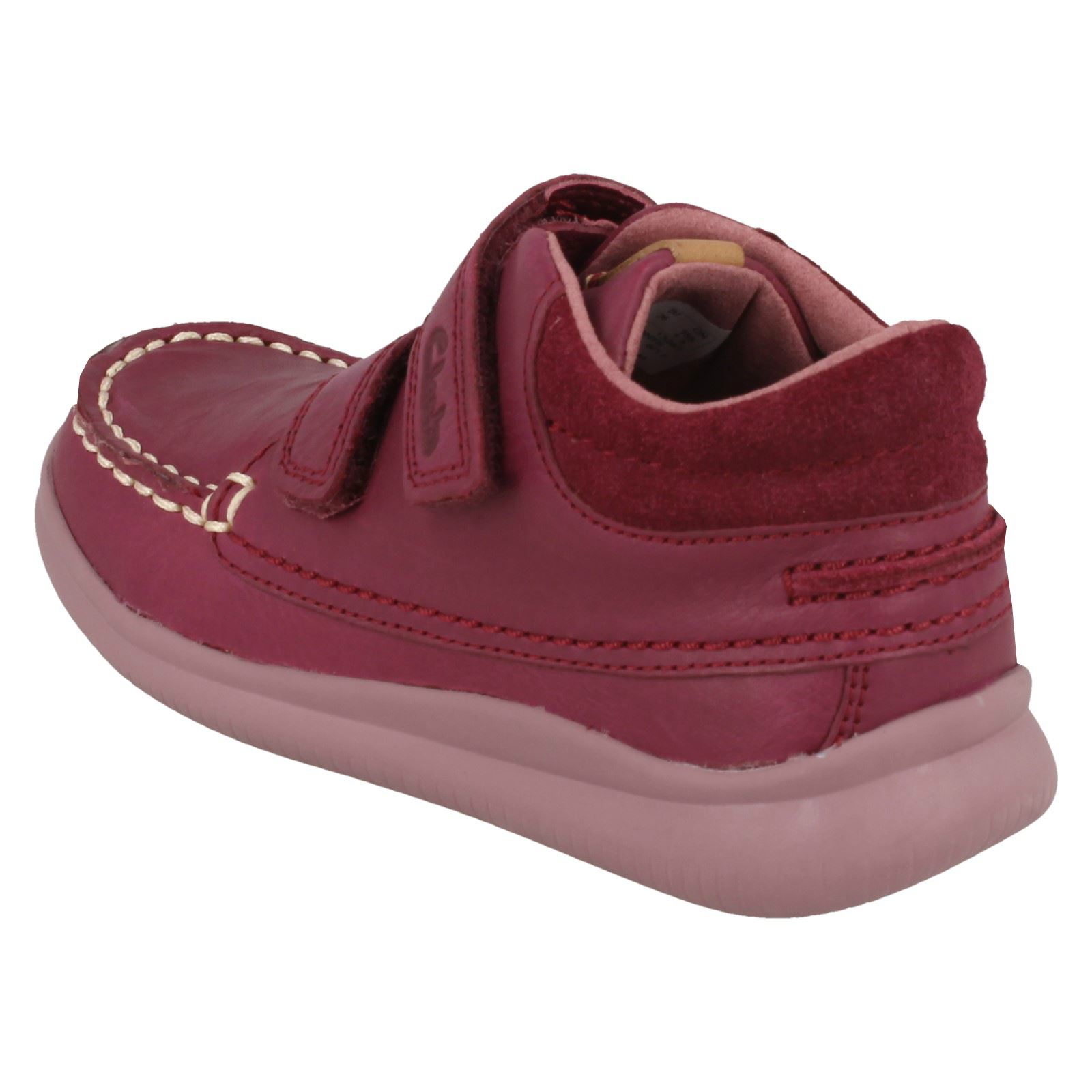 Cloud Mist Clarks casuales Botines Girls Ciruela púrpura xqZItx