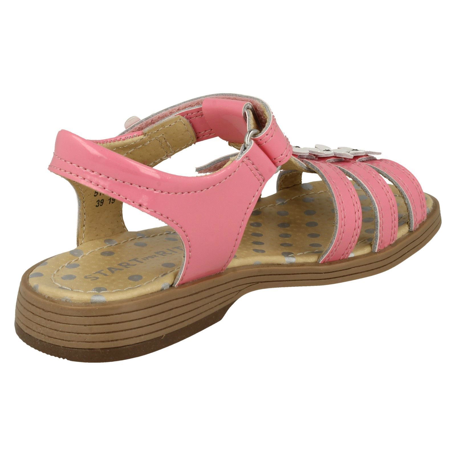 Girls Startrite Stylish Flower Detailed Sandals Picnic - Picture 5 of 19