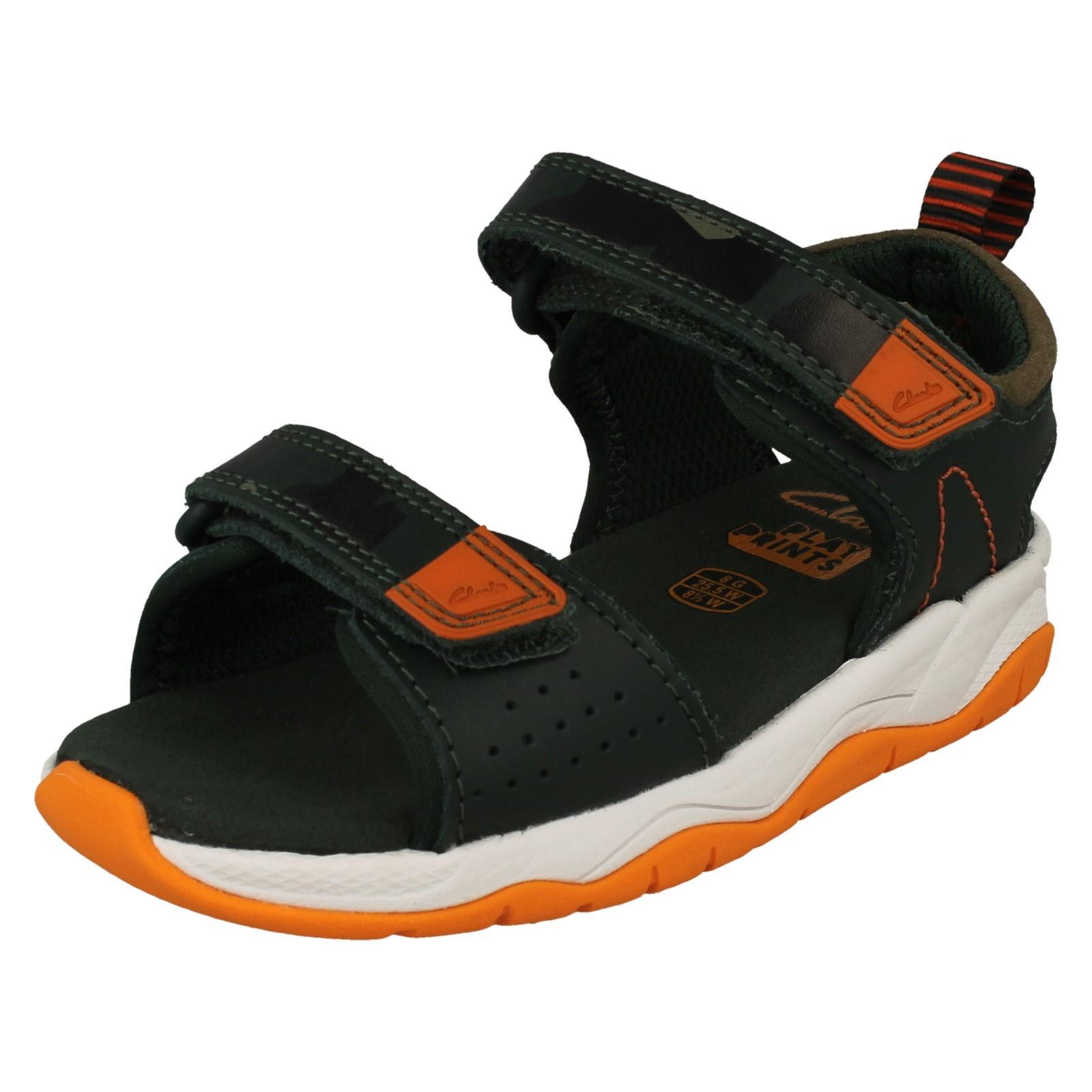 Girls PLAYPRINT Collection By Clarks Casual Paw Detailed Sandals Clowder Print - Imagen 11 de 19