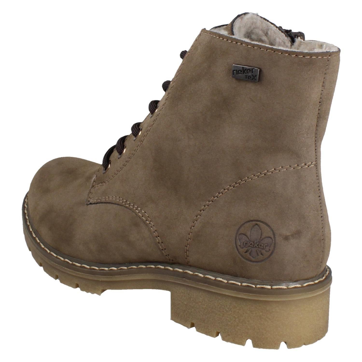 Damen Rieker Stiefeletten weite Passform warm gefüttert wetterfest *Y9103* - Bild 4 von 10