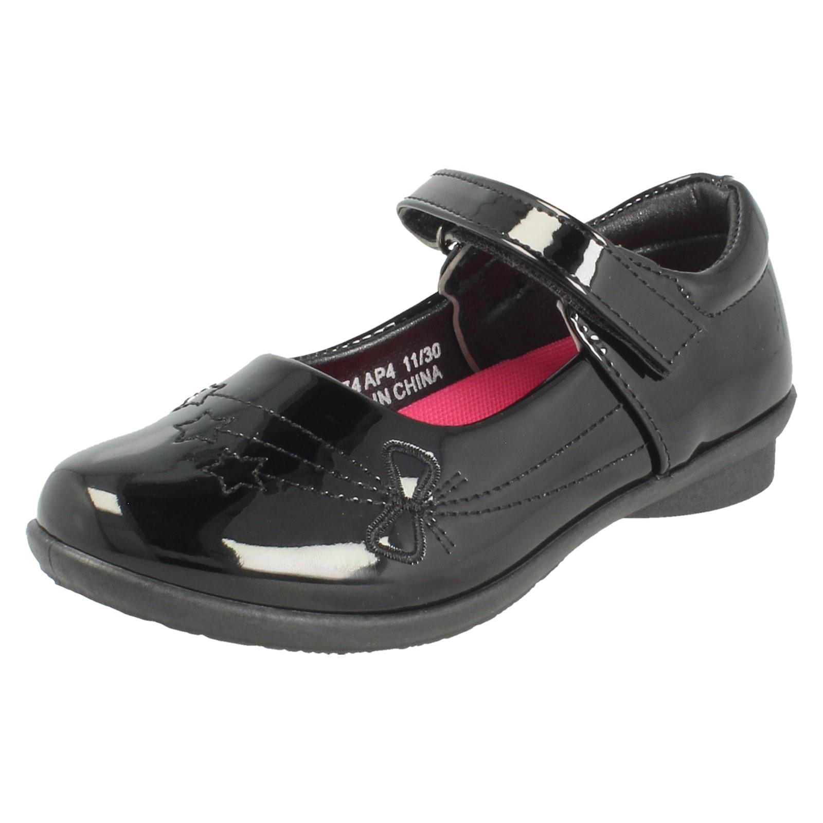 Girls Spot On Mary Jane School Shoes H2R674 - Picture 2 of 10