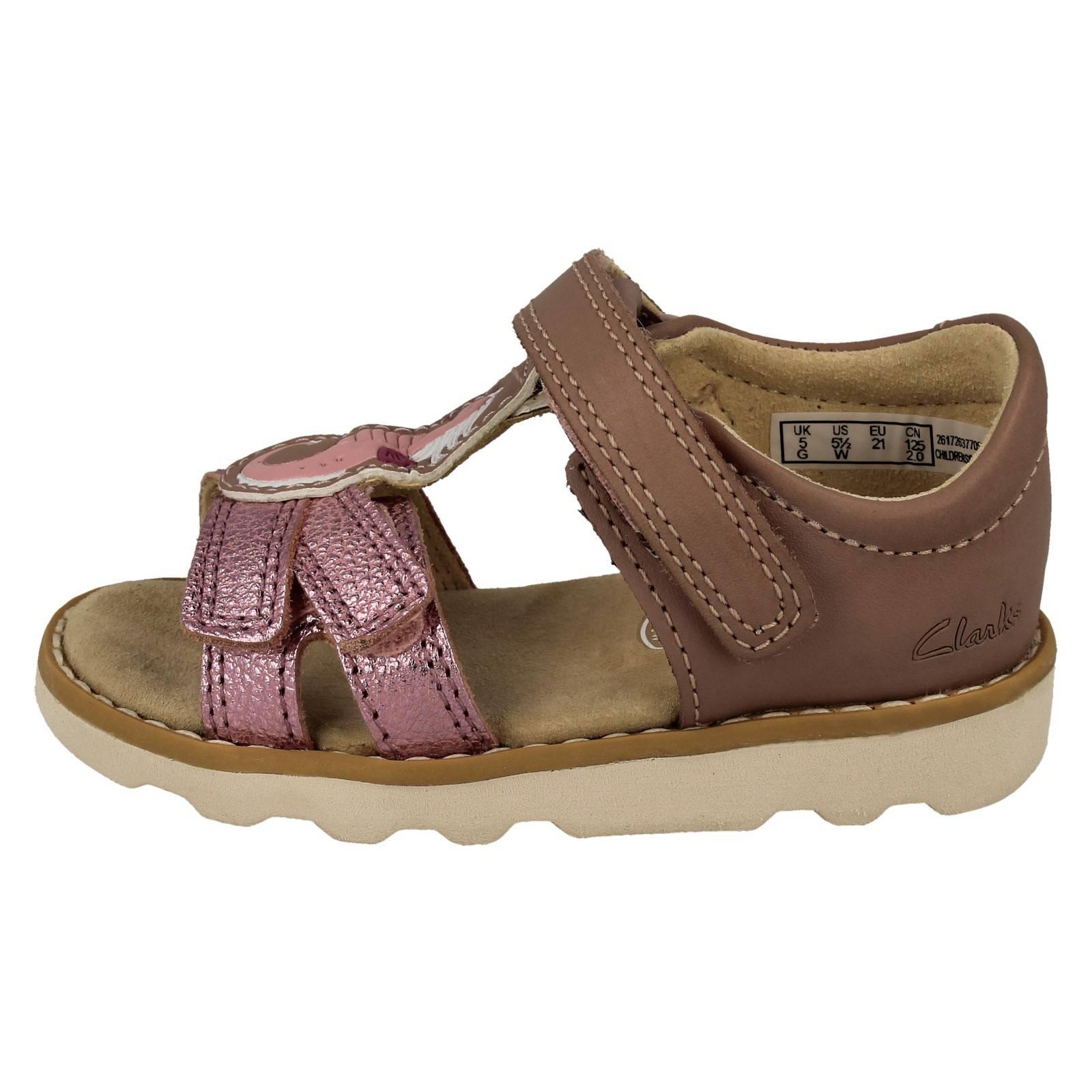 Sandalias Niñas Clarks Elegantes Esmeralda Mar-Unicornio Motivo Detallado Corona Gafas T - Imagen 3 de 10