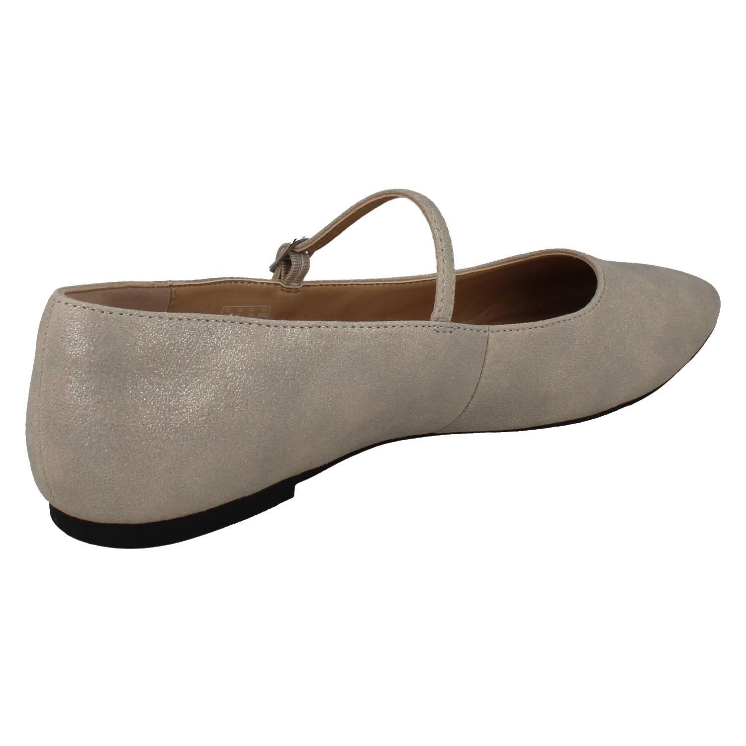 Bailarinas De Dama Clarks Con Punta Cuadrada De Textil Y Hebilla *Emelina Gem* - Imagen 15 de 19