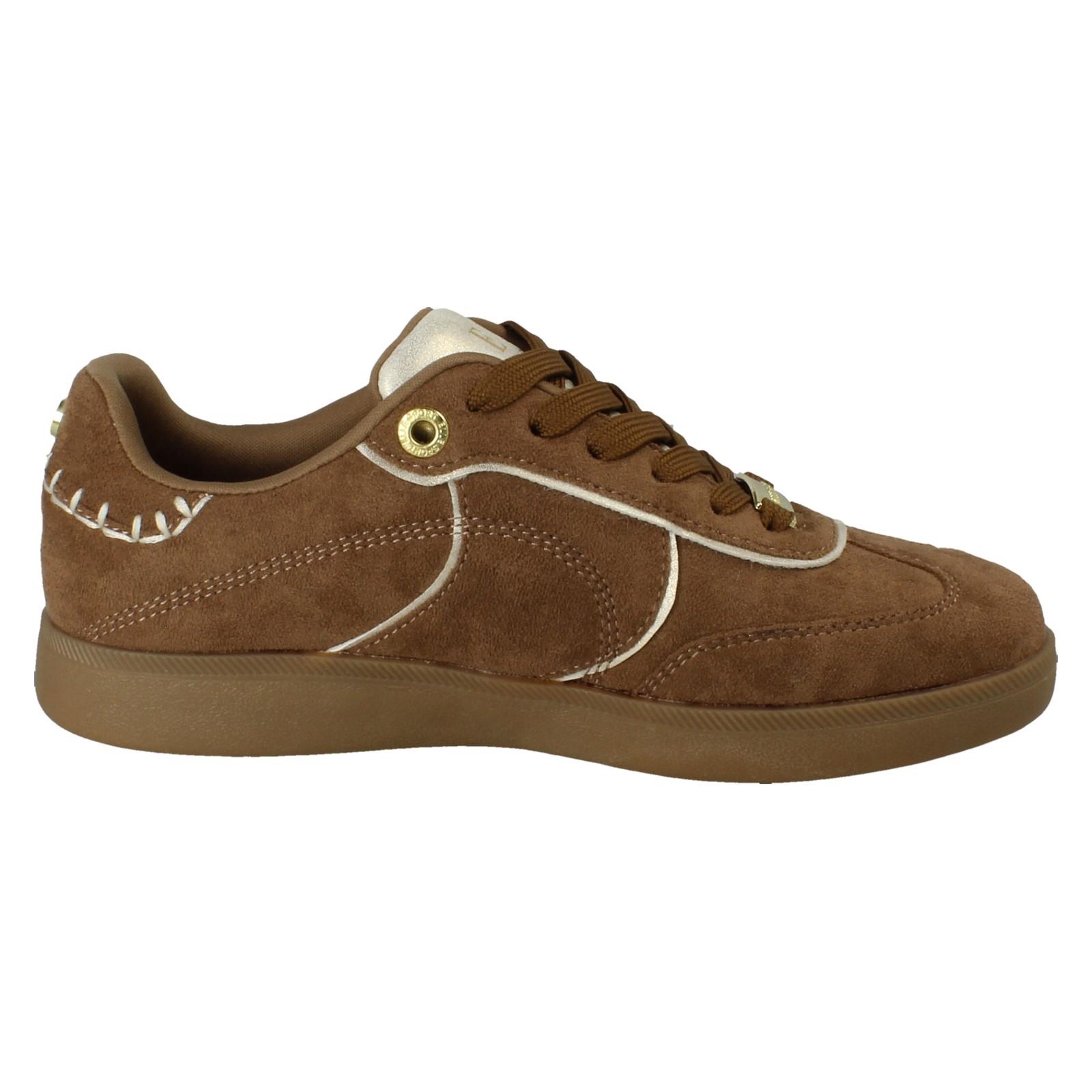 Ladies Elle Sport Suedette Lace Up Casual Shoes Summer Trainers F7R325 - Afbeelding 7 van 10