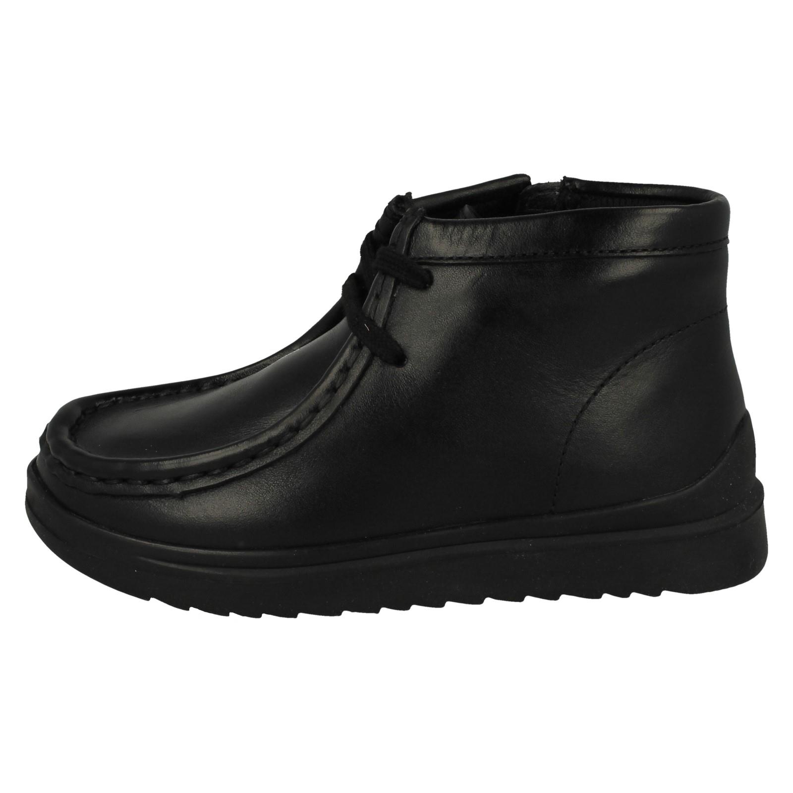 Boys Clarks Ankle Boots Ideal For School 'Goal Wally K' - Picture 10 of 10