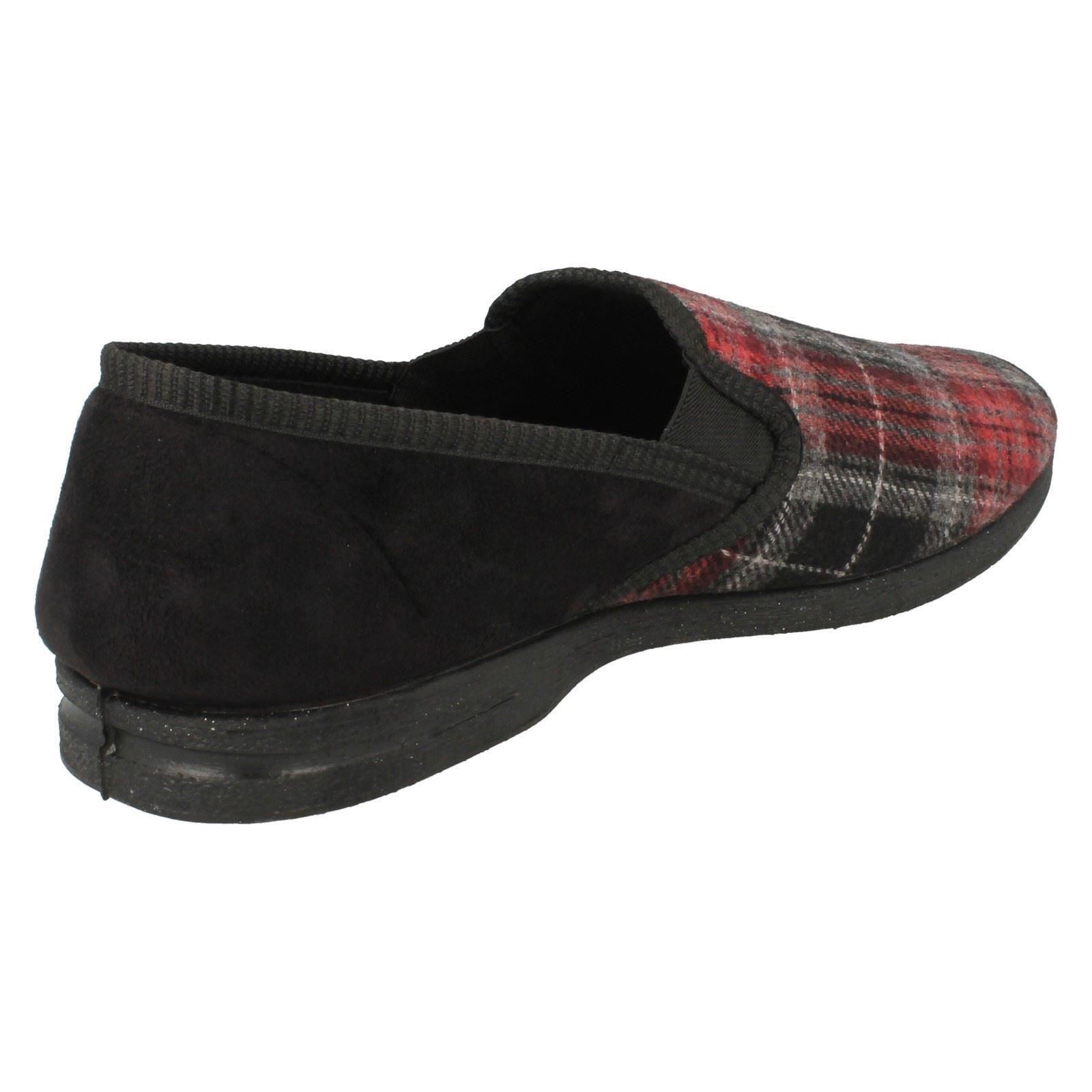 Herren Spot On Slipper Home Lounge Textil Hausschuhe X2R013 - Bild 15 von 19