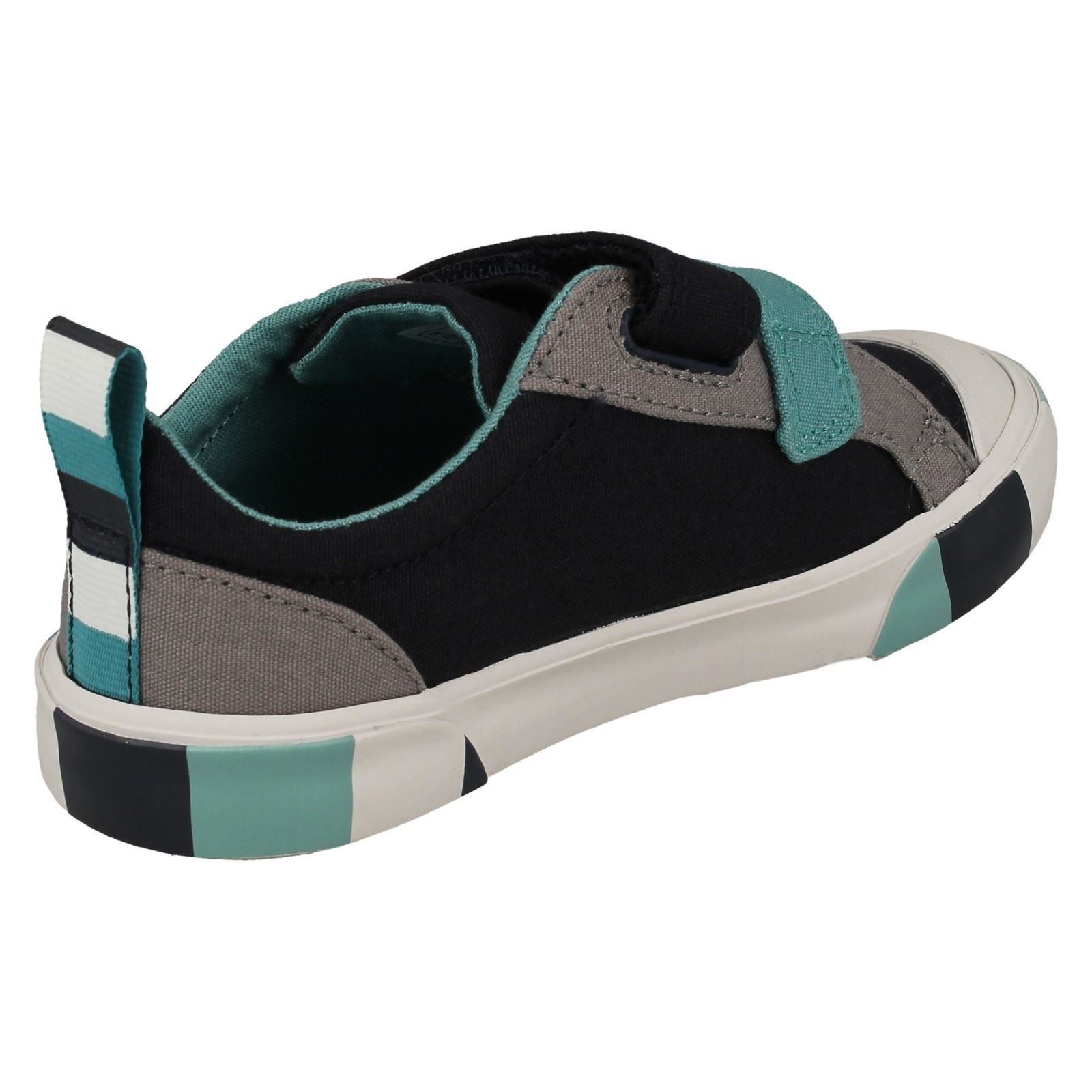 Kinder Clarks Muster detaillierte Canvas Schuhe *Foxing Lo* - Bild 34 von 37