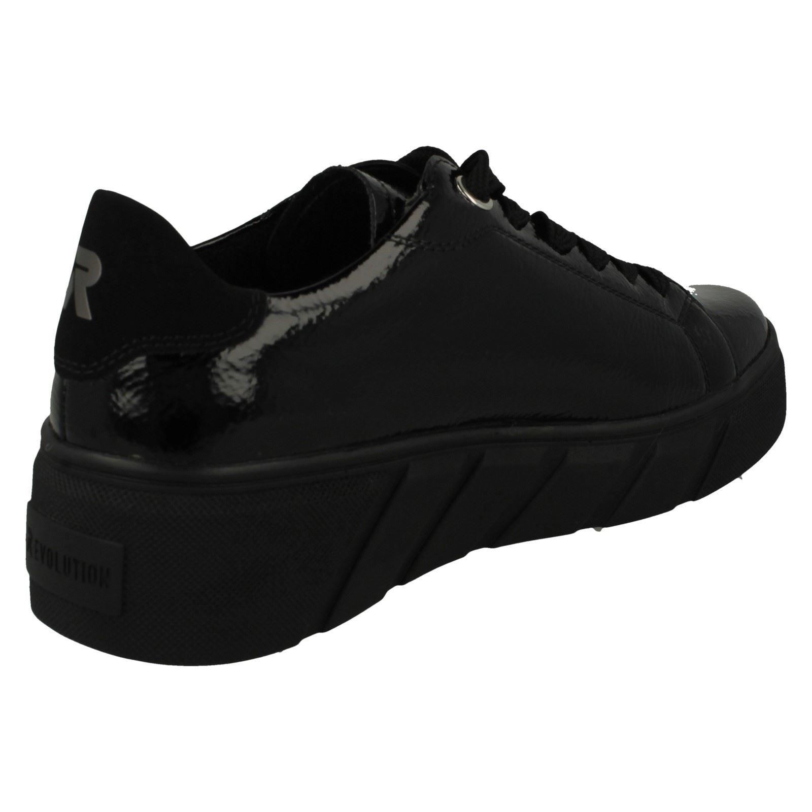 Damen Rieker Evolution weiche Freizeit Schnürschuhe W0501 - Bild 16 von 19