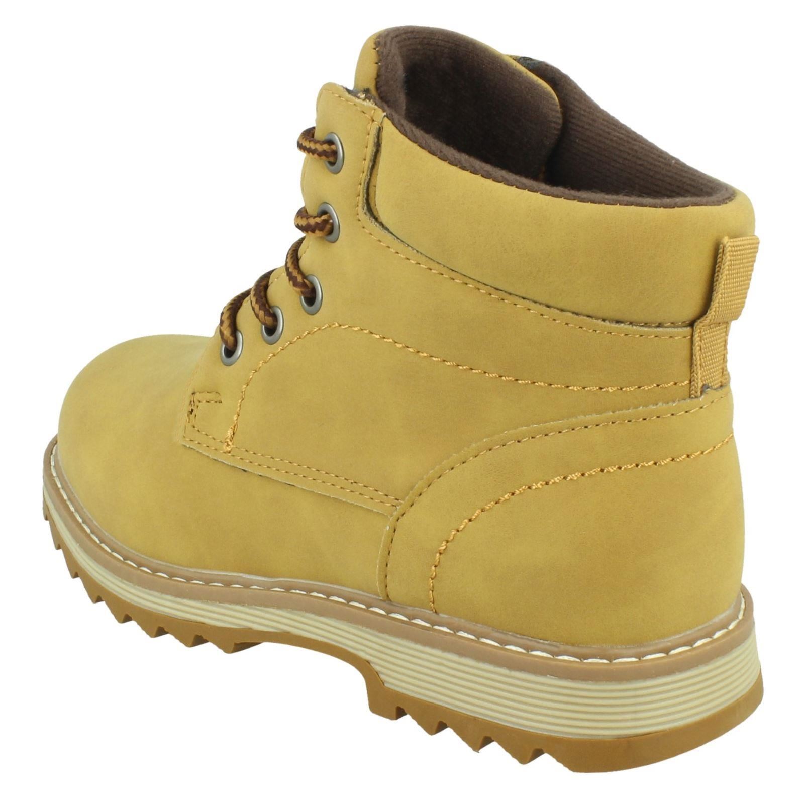 Botas al tobillo sintéticas informales con cordones para niños JCDees N2R062 - Imagen 13 de 19