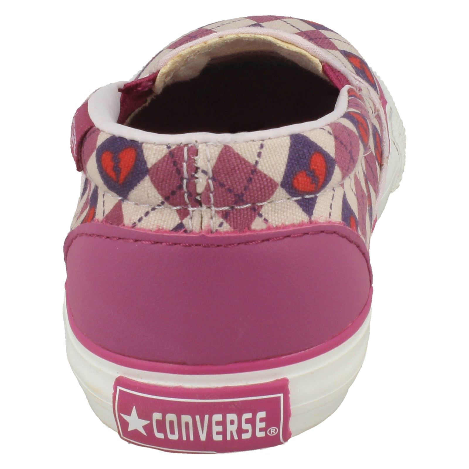 Girls Converse Slip On Shoes 'Inft Skid Grip Ev' - Picture 9 of 10