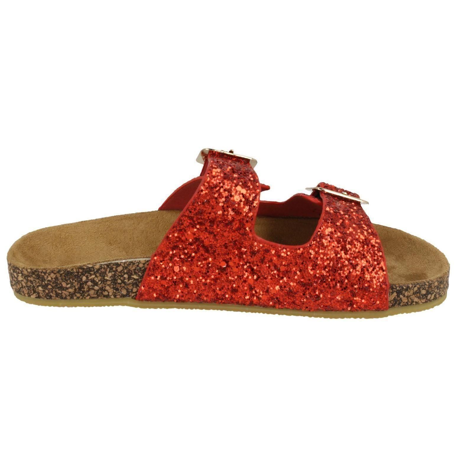 Mädchen Spot On Glitzer "Sandalen" - Bild 25 von 37