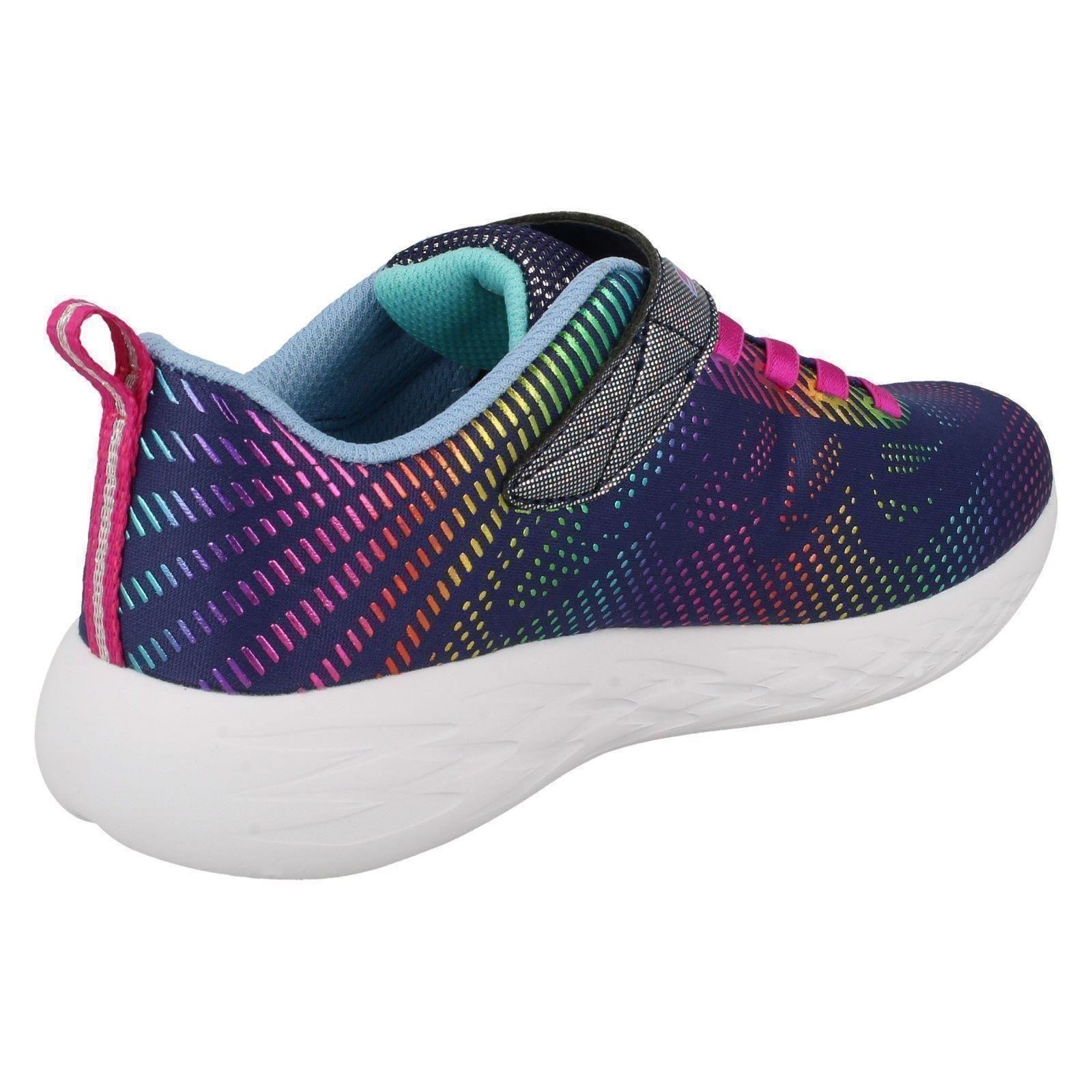 Girls Skechers Go Run 600 Performance Trainers 'Shimmer Speeder' | eBay