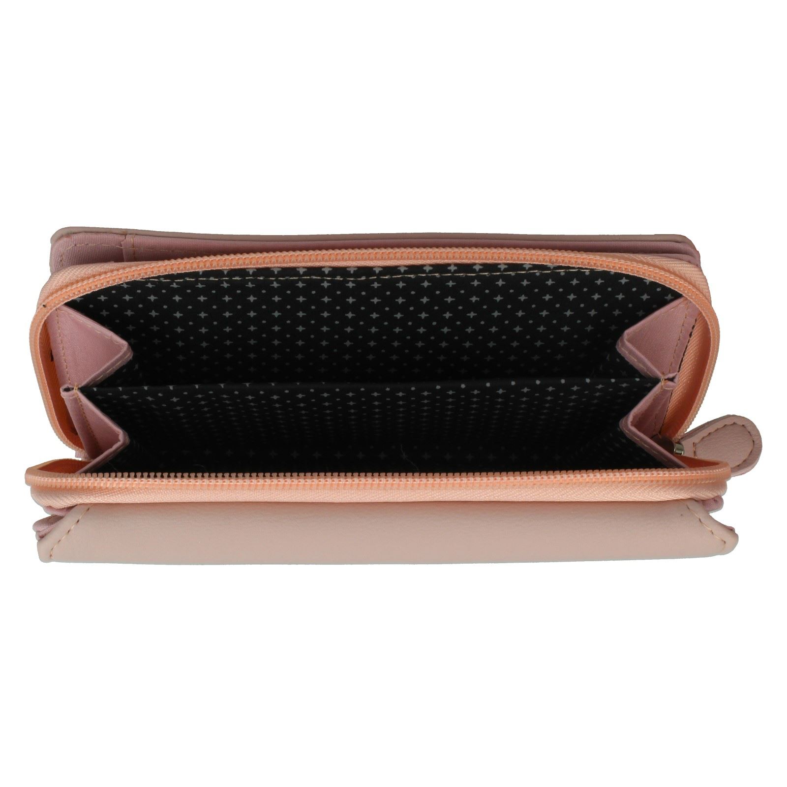 Ladies Nicole Brown Metallic Detail Purses "JBPS172" - Picture 15 of 16