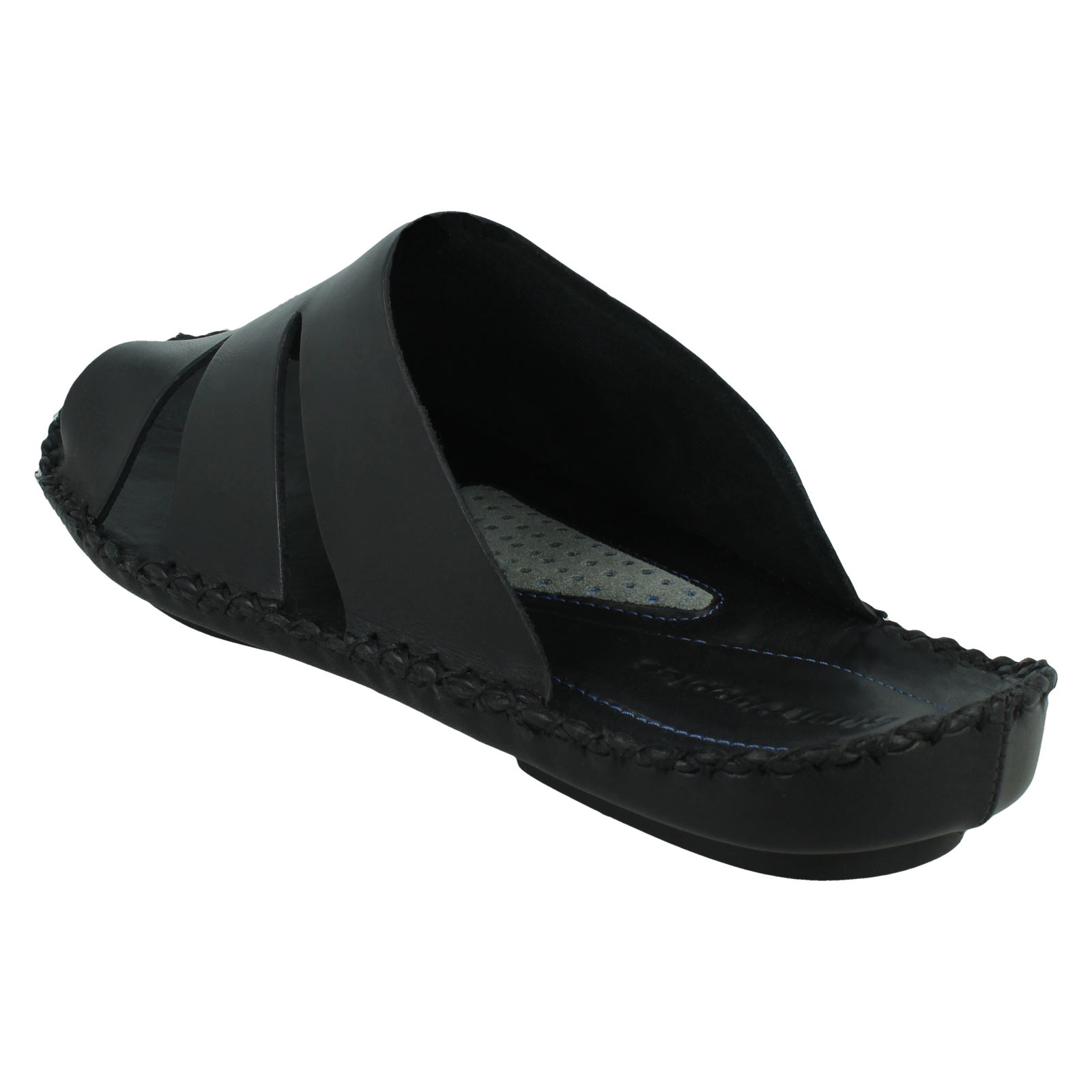 Mens Hush Puppies Slip On Sandals 'Bellerin Morocco' - Picture 9 of 10