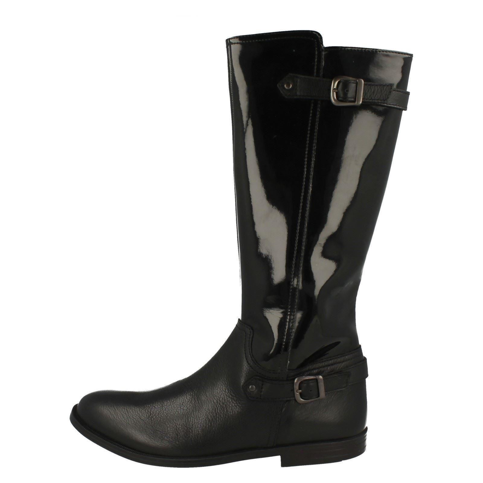 Girls Startrite Flat Knee High Boot with Buckle Details 'Cavaletti' - Picture 19 of 28