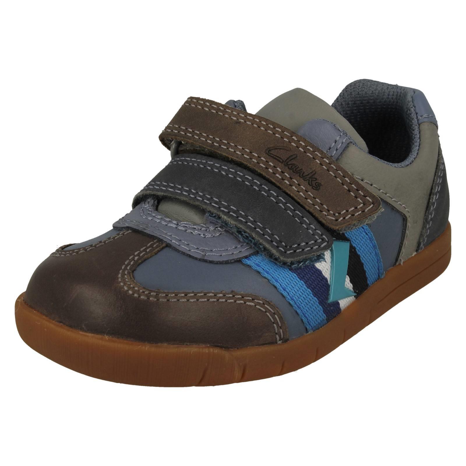 Jungen Clarks Streifendetail Klettverschluss Schuhe "Den Stripe" - Bild 20 von 28