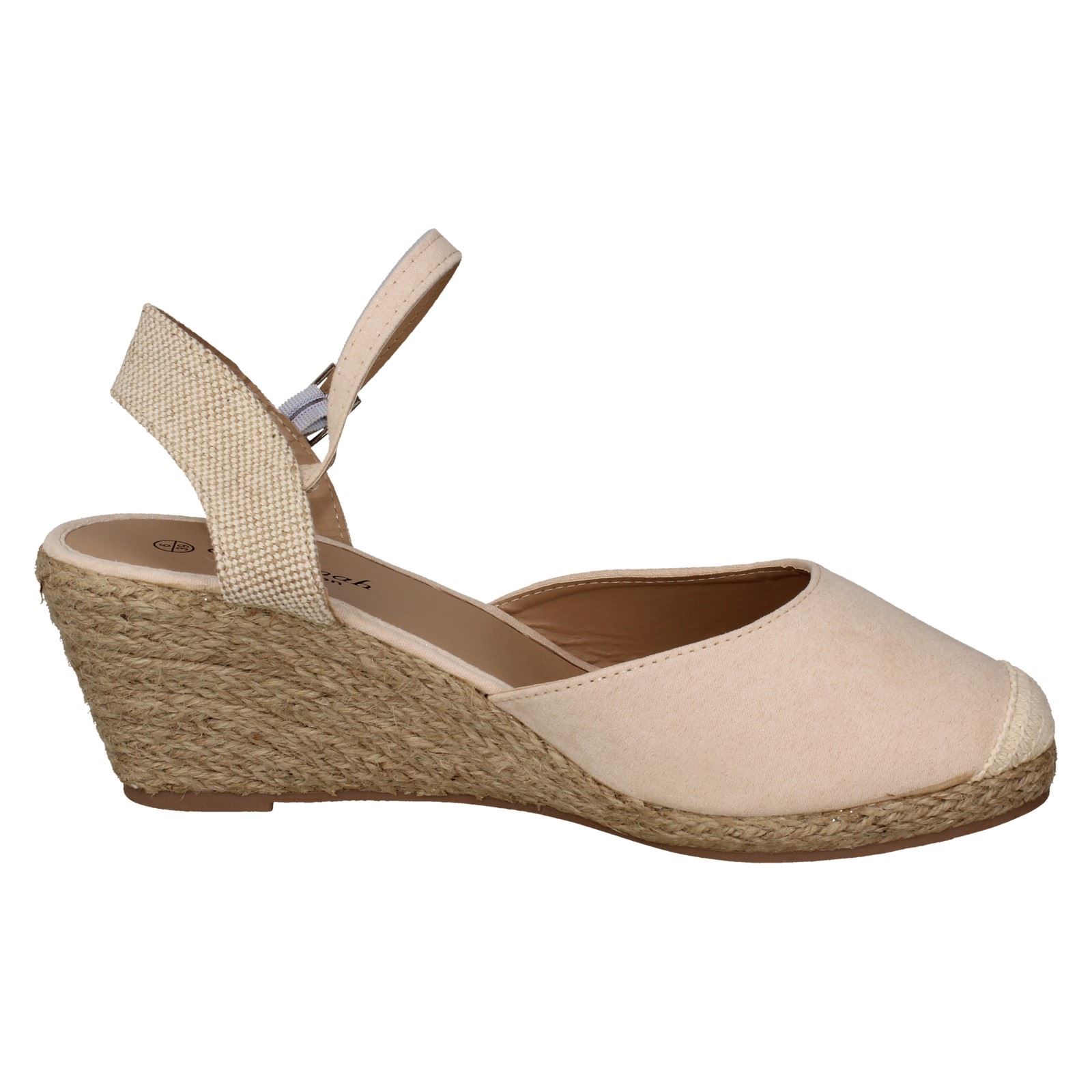 Ladies Savannah Wide Fitting Closed Toe Wedges - Picture 13 of 28