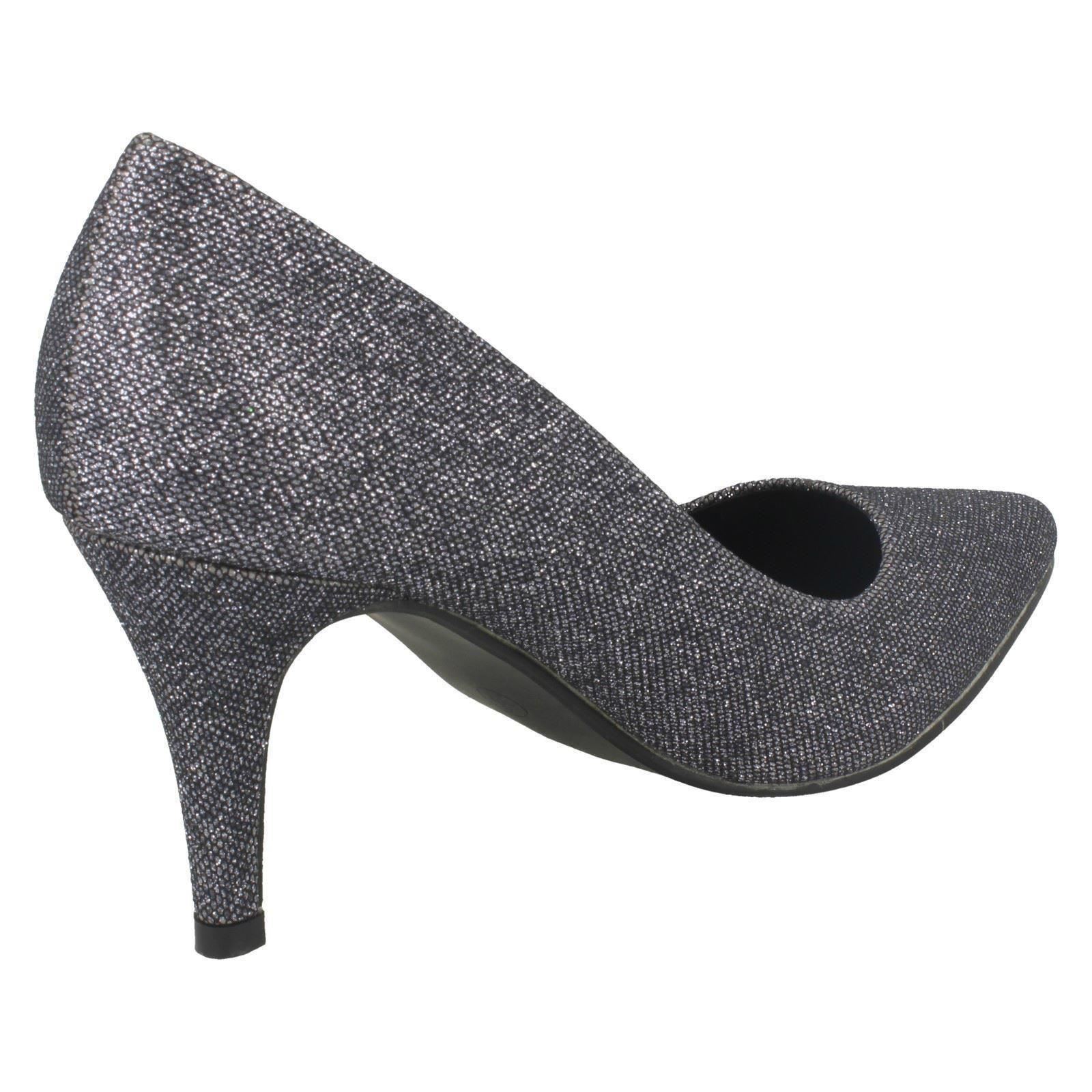 Ladies Anne Michelle Mid Heel Court 'Shoes' - Picture 15 of 28