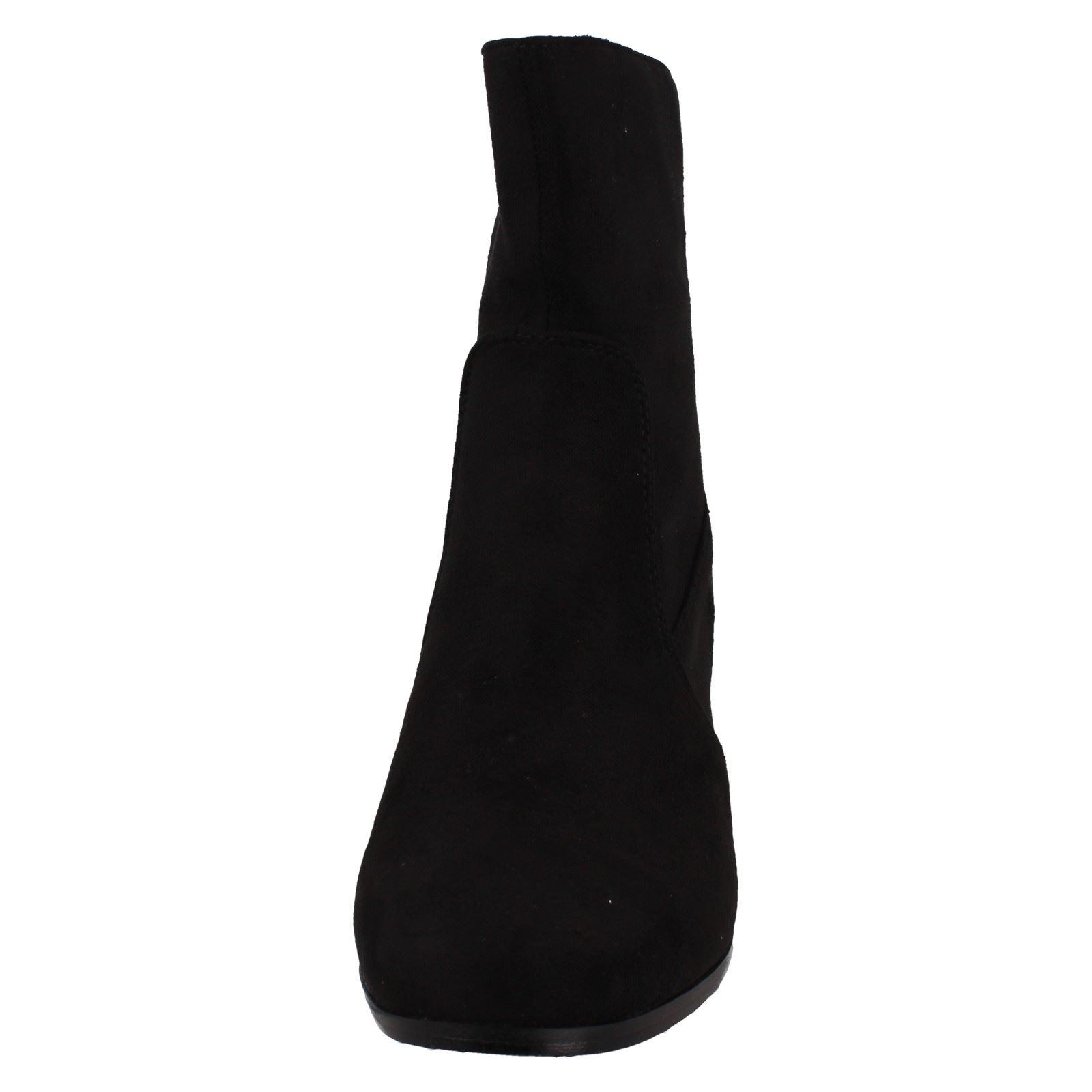 Ladies Spot On Wide Fit Ankle Boots F5R1086 - Picture 7 of 19