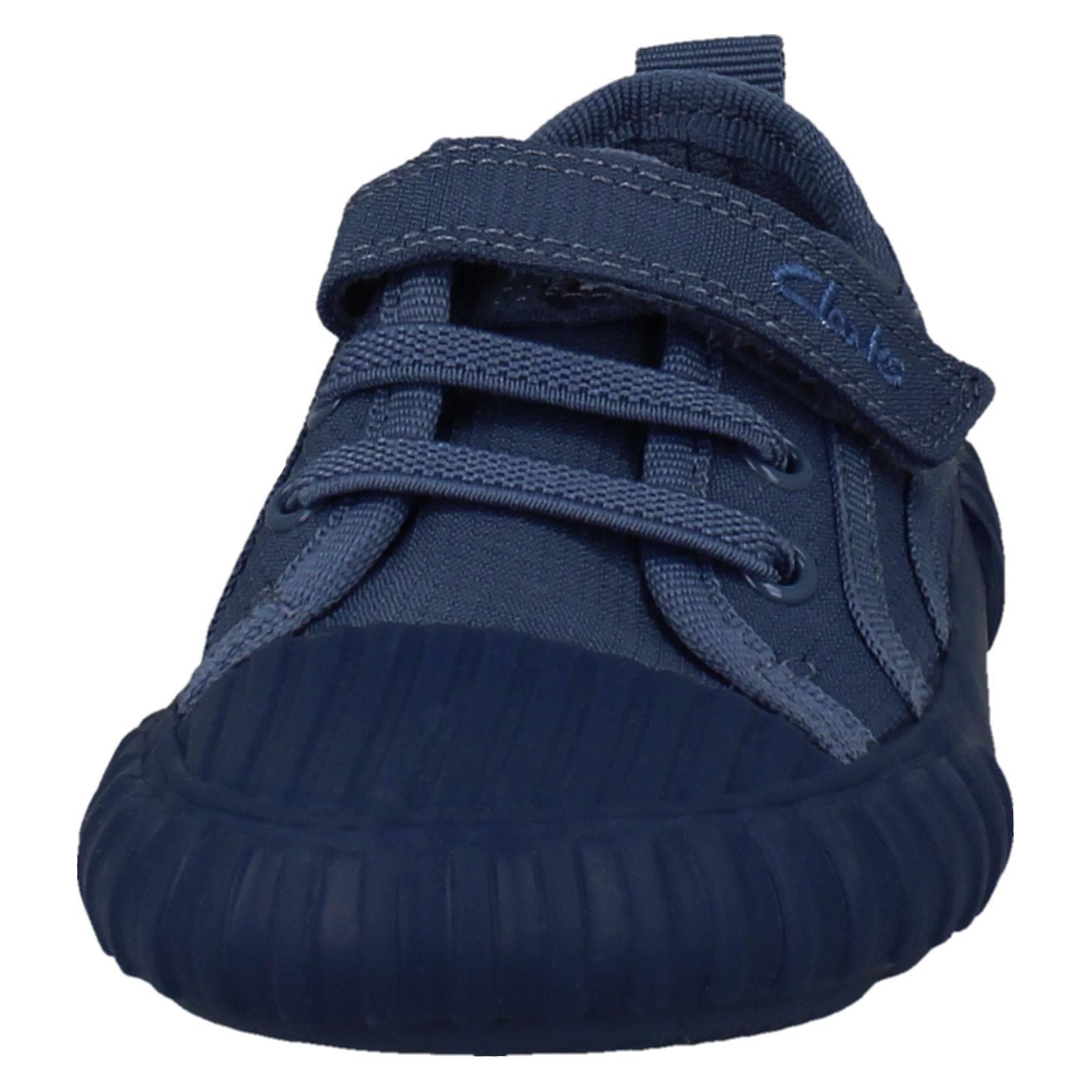 Kids Clarks Stretch Sport Style Washable Canvas Shoes "Foxing Stitch - Picture 18 of 37