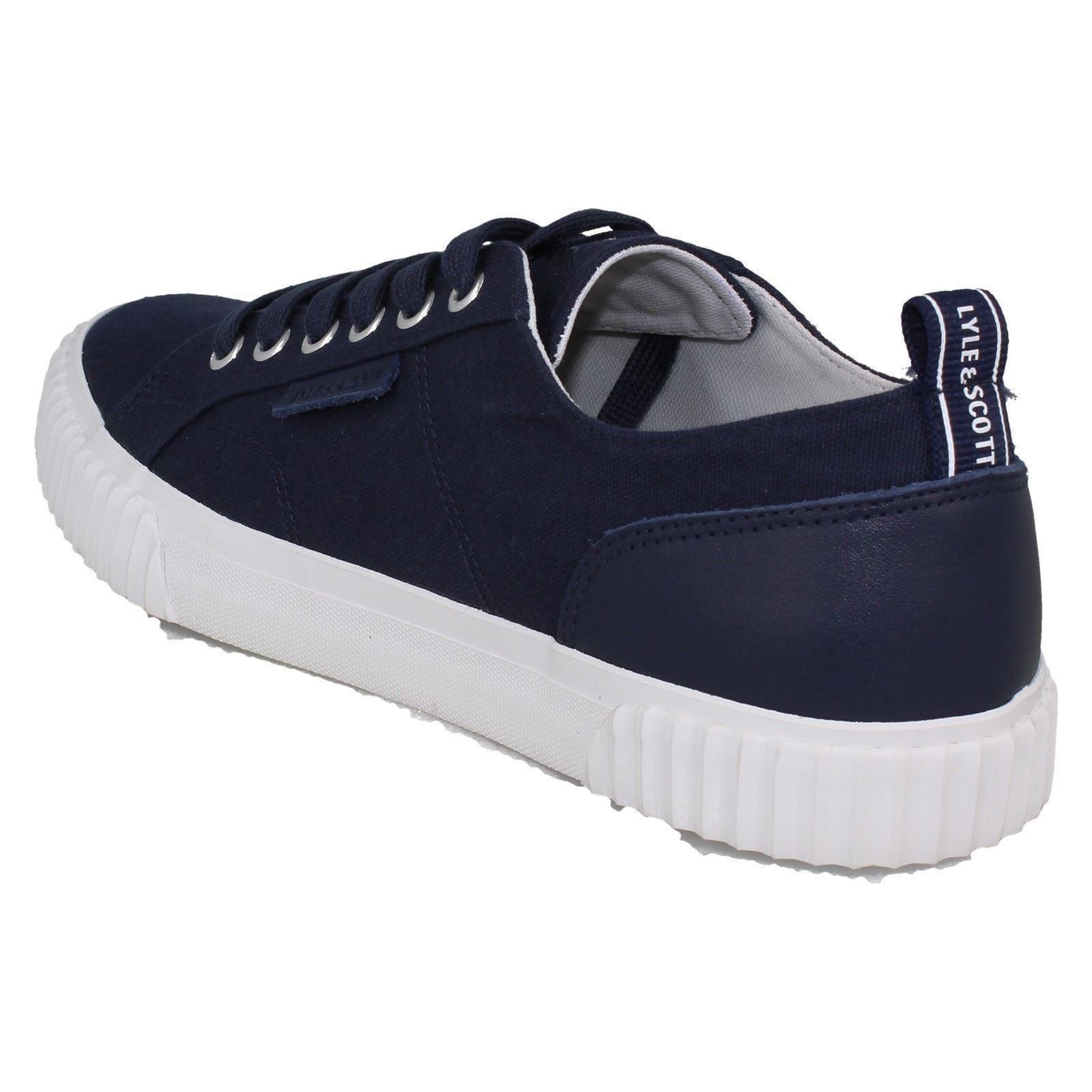Mens Lyle & Scott Lace Up Casual Canvas Mitchell 'FW1008' - Picture 7 of 28