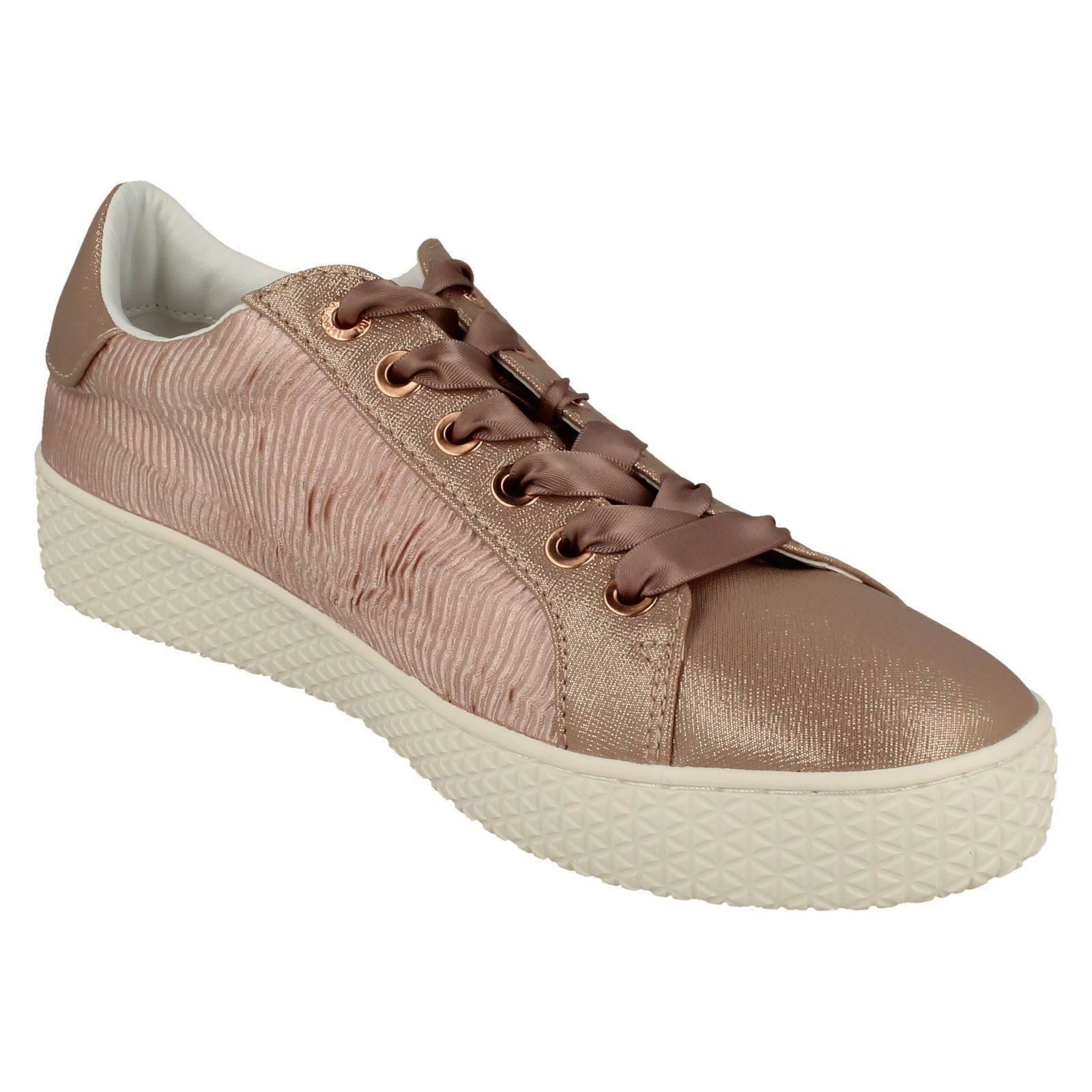 Ladies Bugatti Casual Lace Up Trainers 52505 - Picture 9 of 10