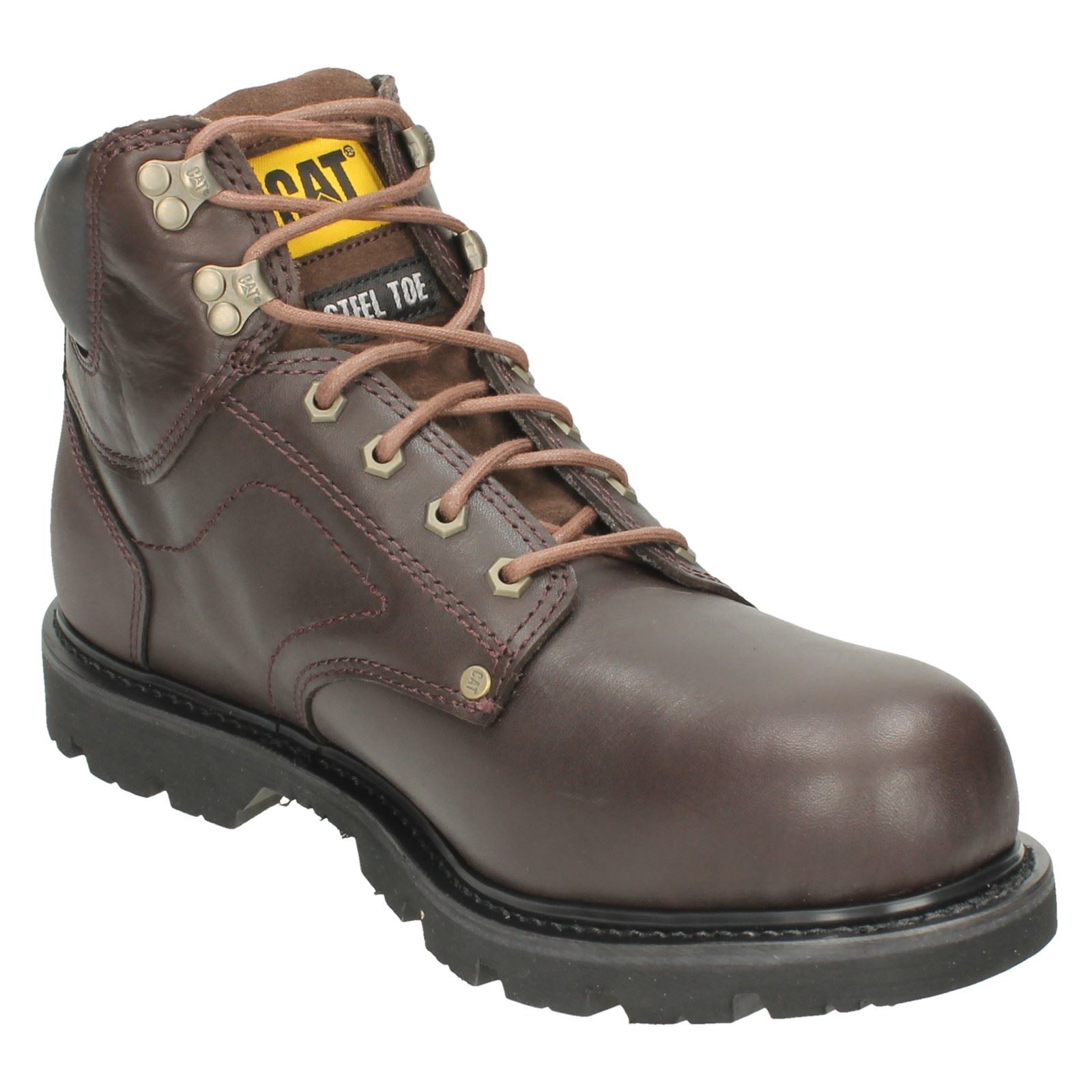 Mens Caterpillar Steel Toe Cap Ankle Boots Grouser ST