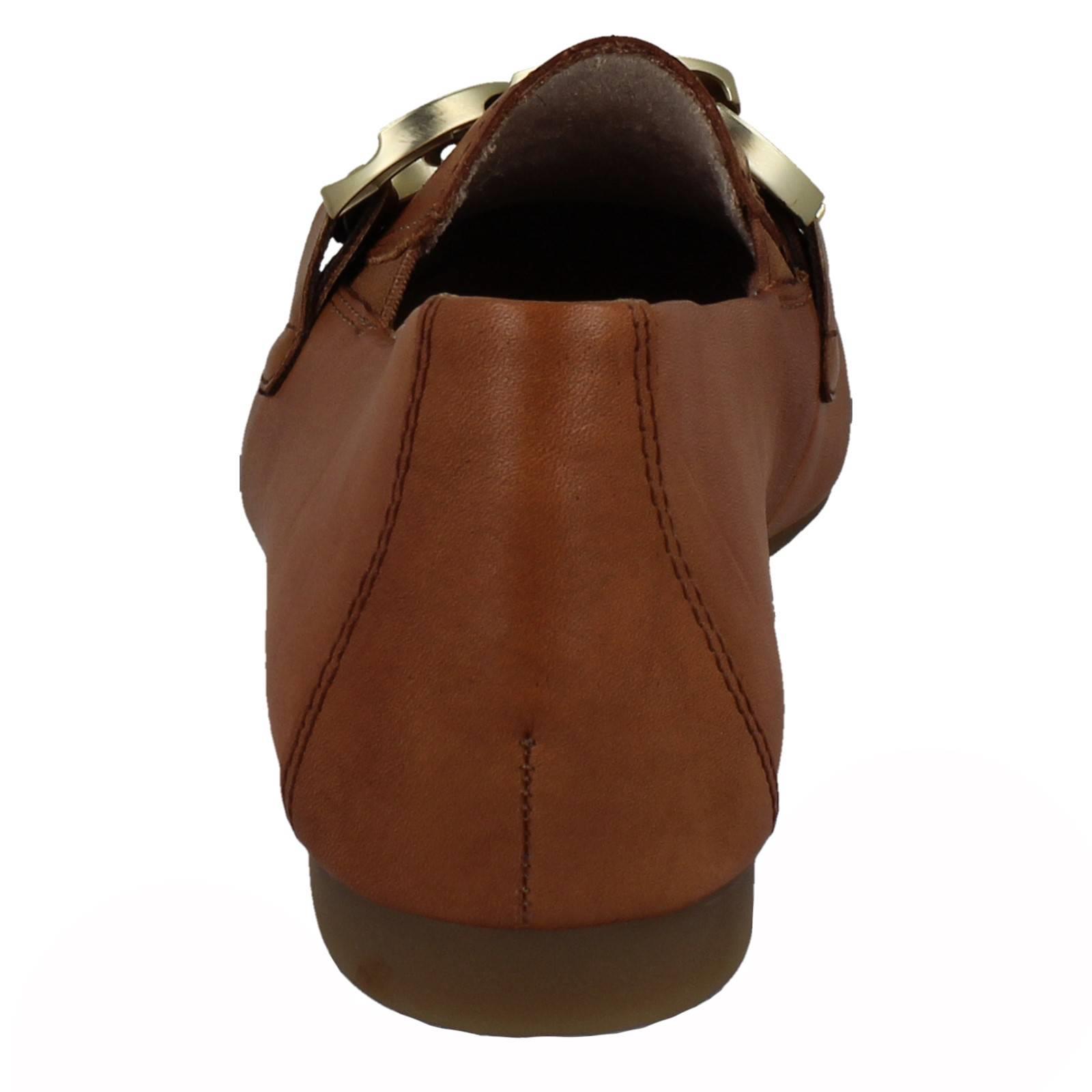 Ladies Remonte Soft Leather Loafers Removable Insoles Smart Office *D0K09* - Picture 14 of 19