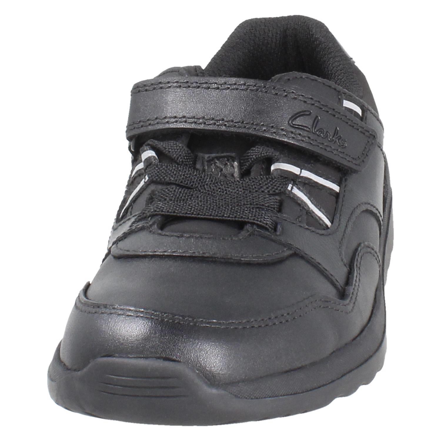 Jungen Clarks Leather Fußball Inspiriert Schulschuhe Mit Charm *DAZE KICK* - Bild 9 von 10