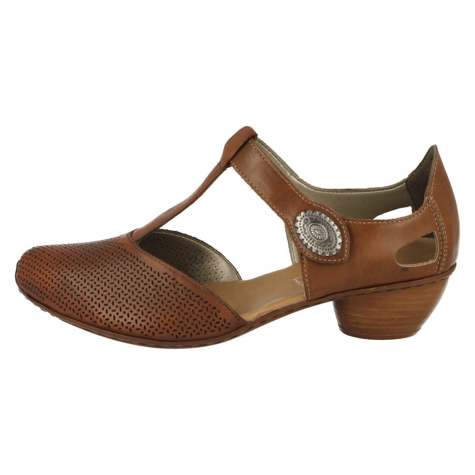 de Rieker Marrón Loop Zapatos 43730 para Hook mujer tacón Smart SEqwdw6
