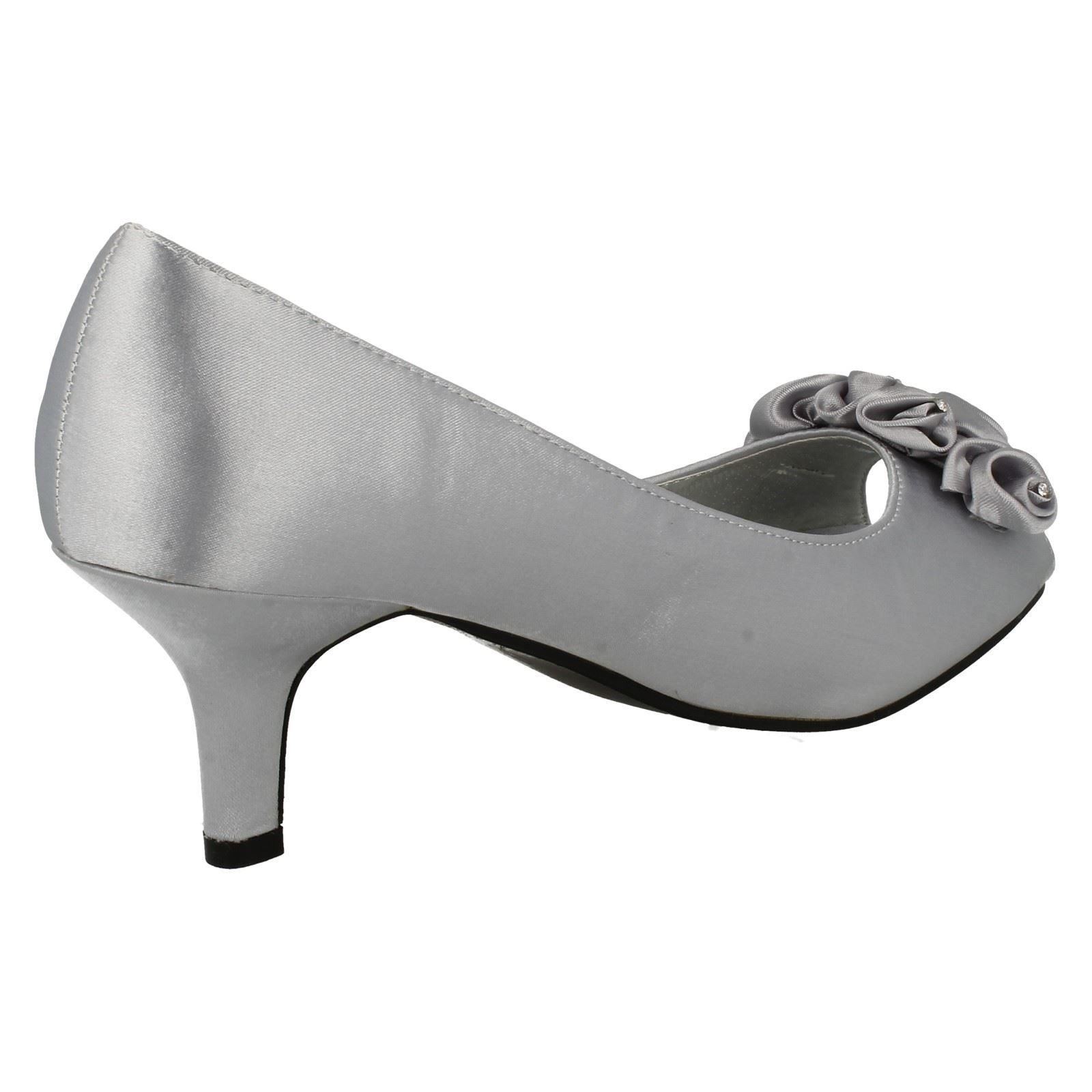 "Zapatos para dama Spot On Peep Toe con ""detalle floral"" - Imagen 51 de 55