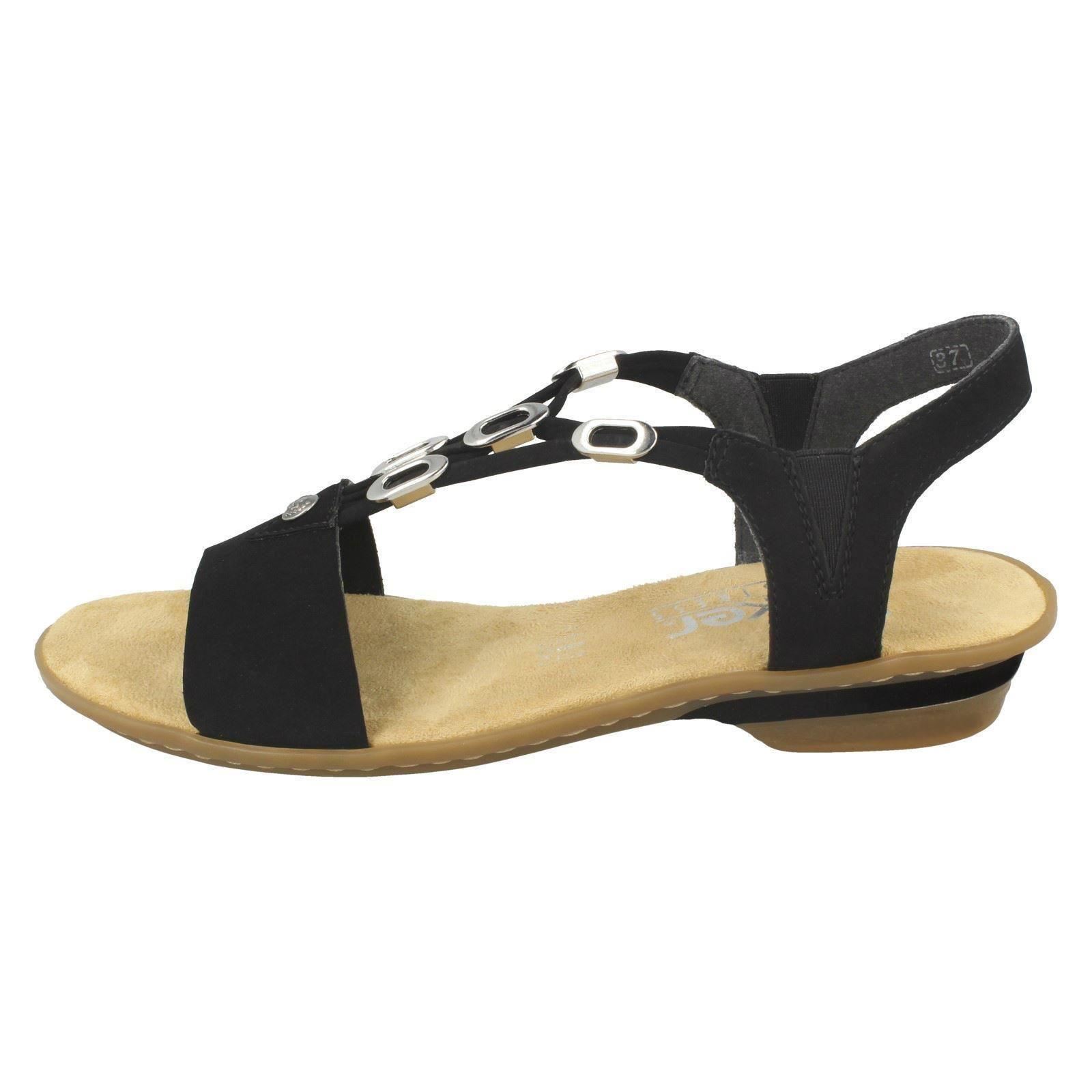 Ladies Rieker Stylish Strappy Sandals 63453 | eBay