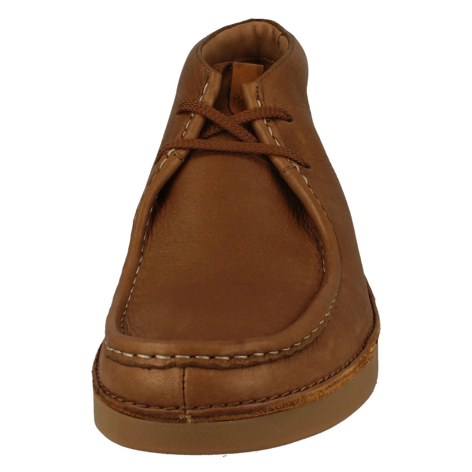 marrón Clarks Tan con botines para Mid' cordones 'oakland formales hombre 44HqvO