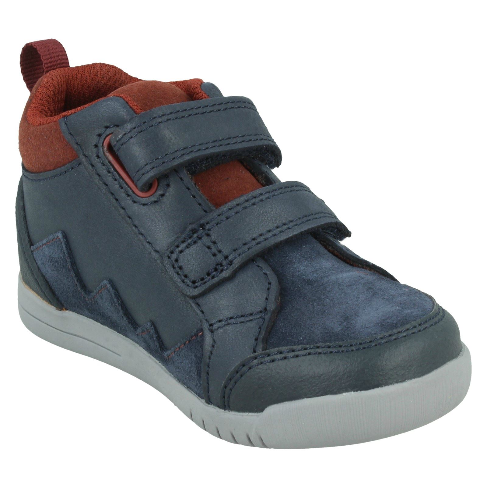 Botas Casual Para Niños Clarks Hasta El Tobillo Rex Park - Picture 27 of 28