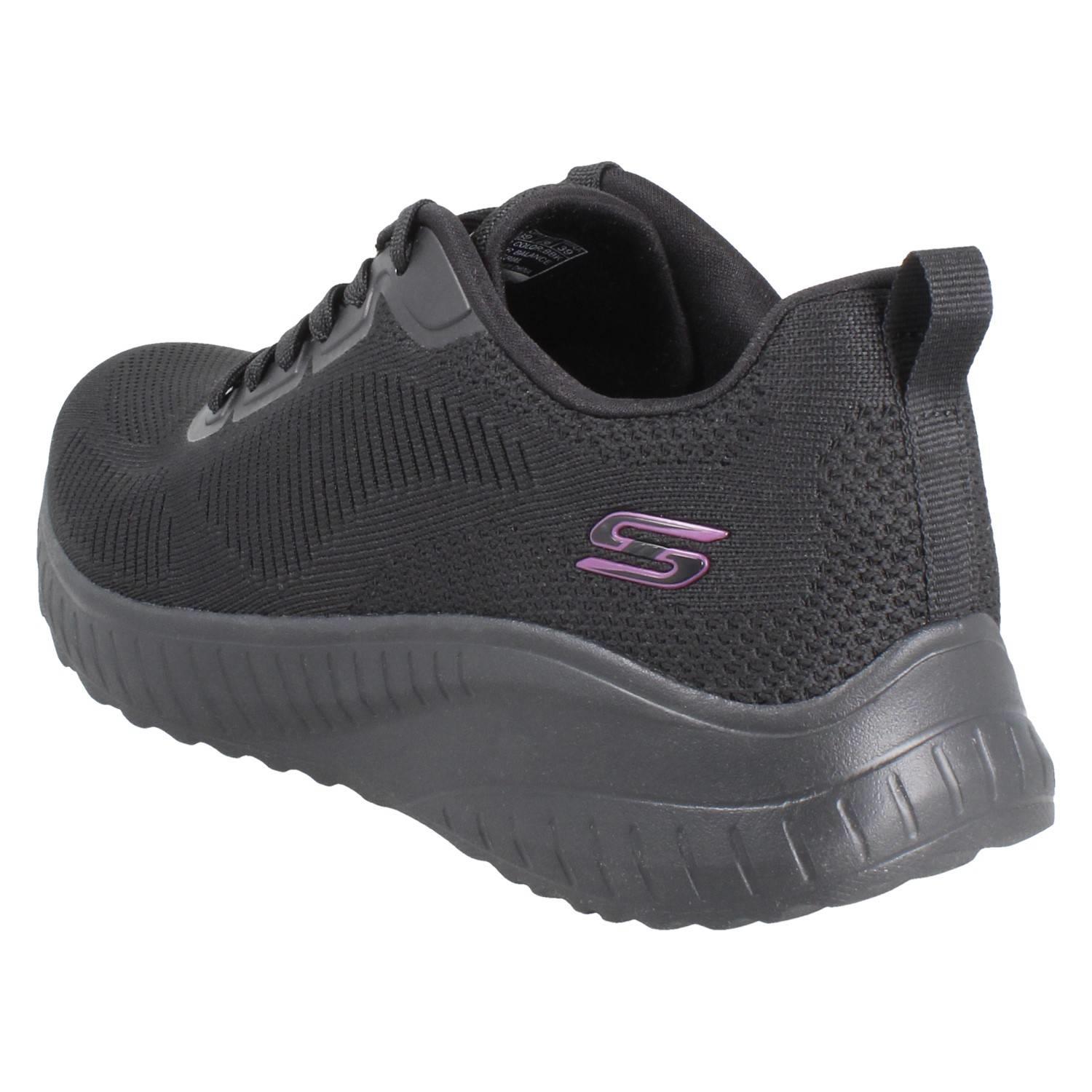 Ladies Skechers Washable Memory Foam Vegan Lace Up Trainers 117209 *Face Off* - Picture 4 of 37