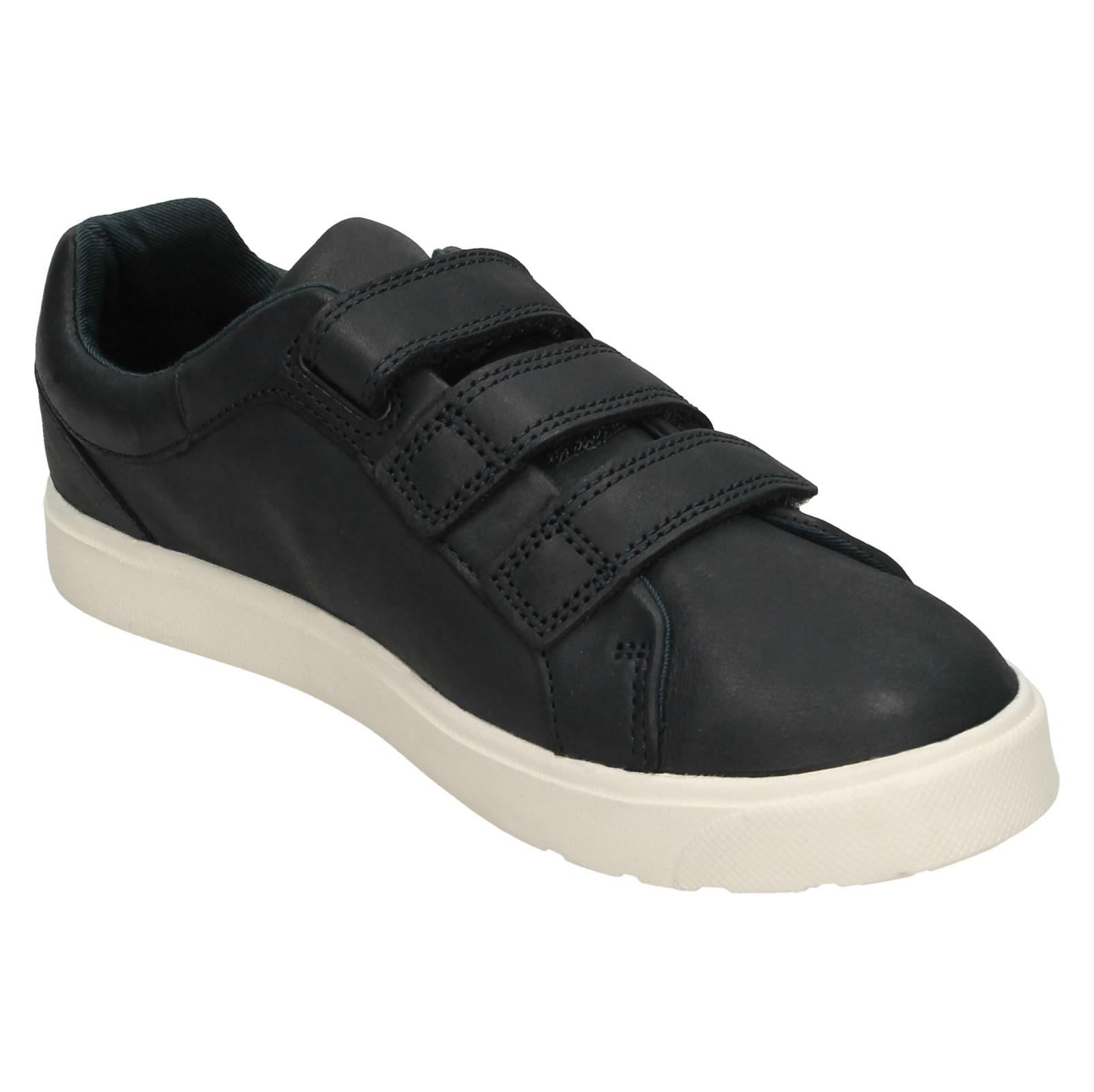 Childrens Unisex Clarks Hook & Loop Trainers City Oasis Lo K - Picture 8 of 19