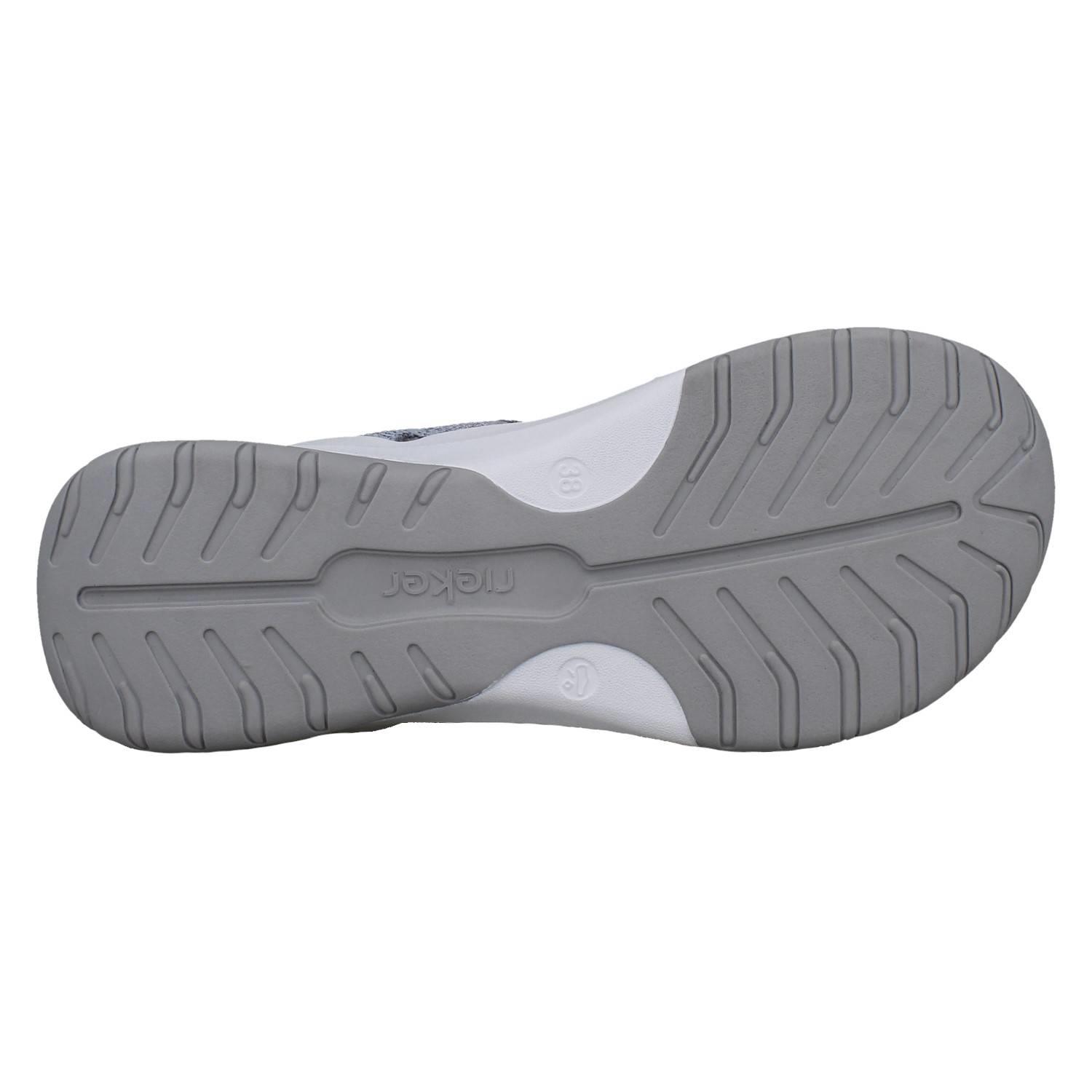 Sandalias de verano Rieker deportivas de cuña tejida textil para dama 'W3152' - Imagen 10 de 10