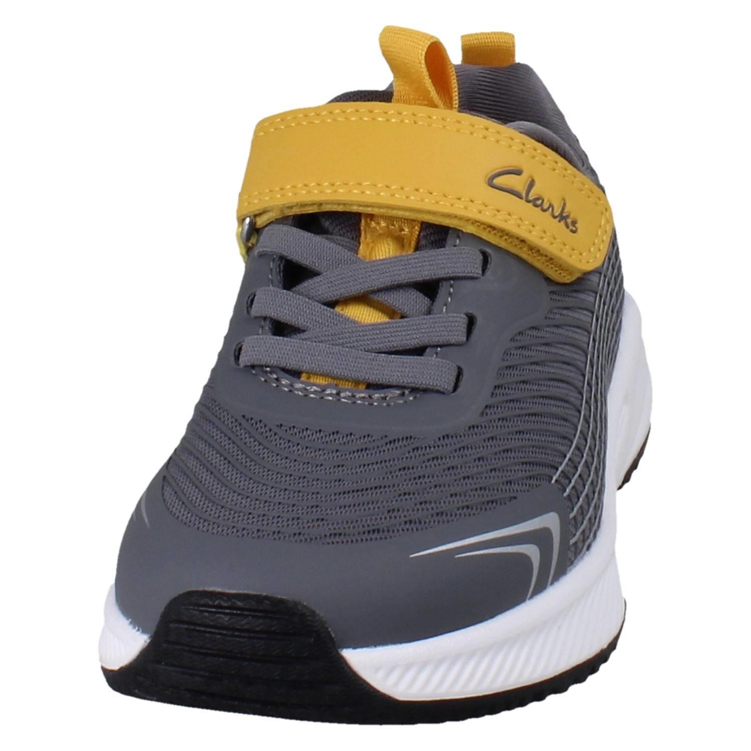 Kids Clarks Padded Textile Breathable Lightweight Sports Trainers *Deyes Dash* - Picture 18 of 64