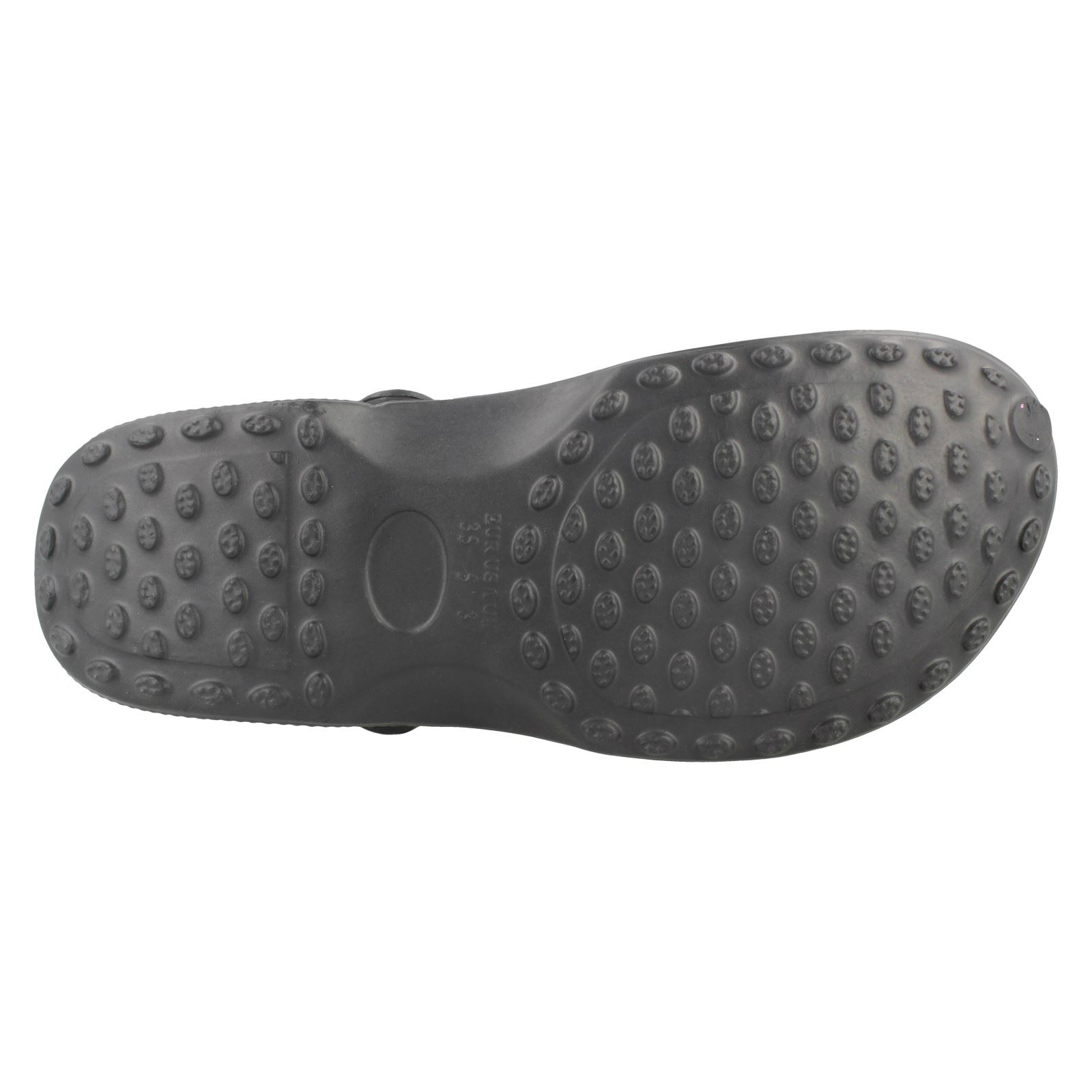 Childrens Unisex Spot On Clogs With Ankle Strap - Picture 5 of 28