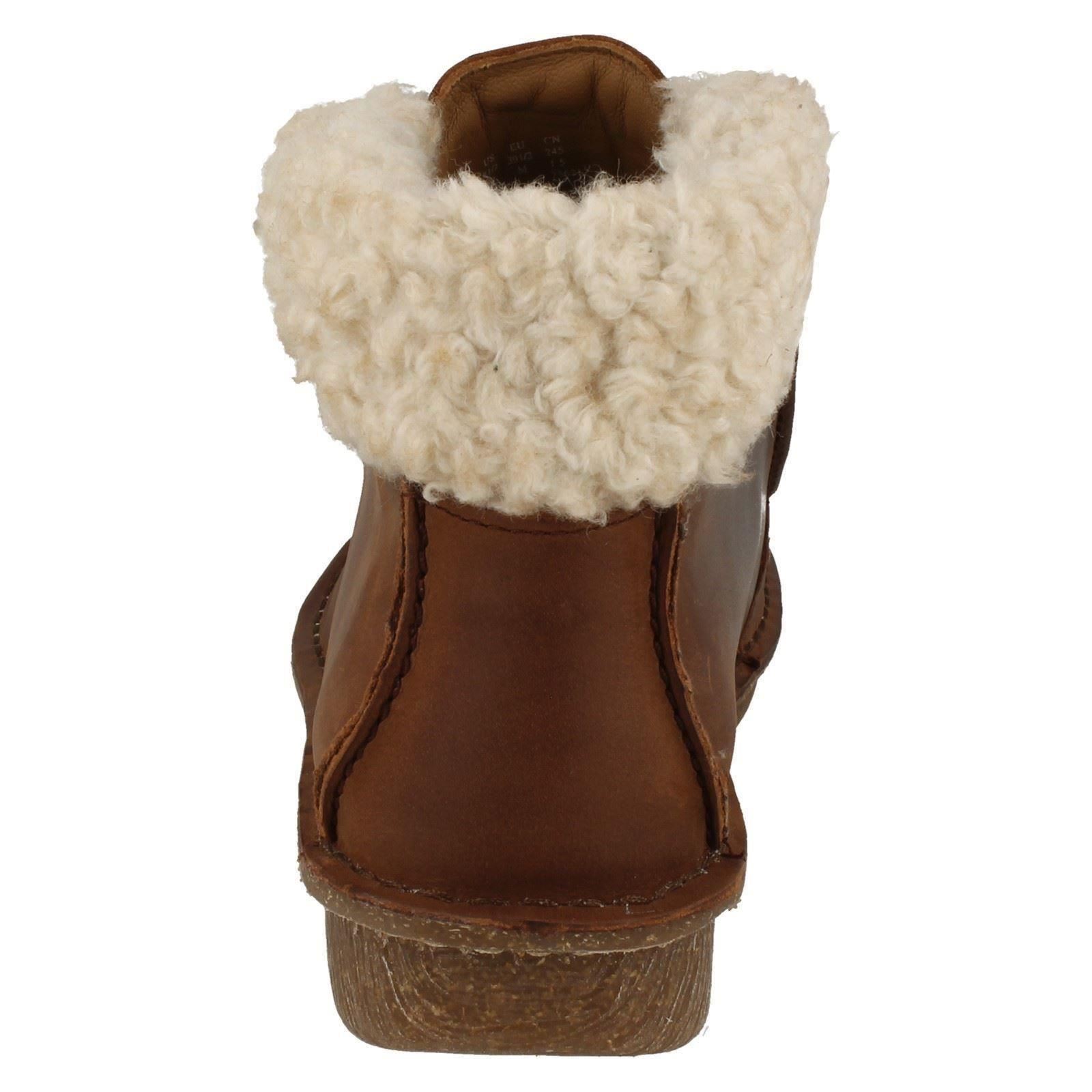 Top de las Señoras Clarks Piel Clarks Señoras botas al Tobillo Funny Girl 11e066 Top de las Señoras Clarks Piel Clarks Señoras botas al Tobillo Funny Girl 11e066