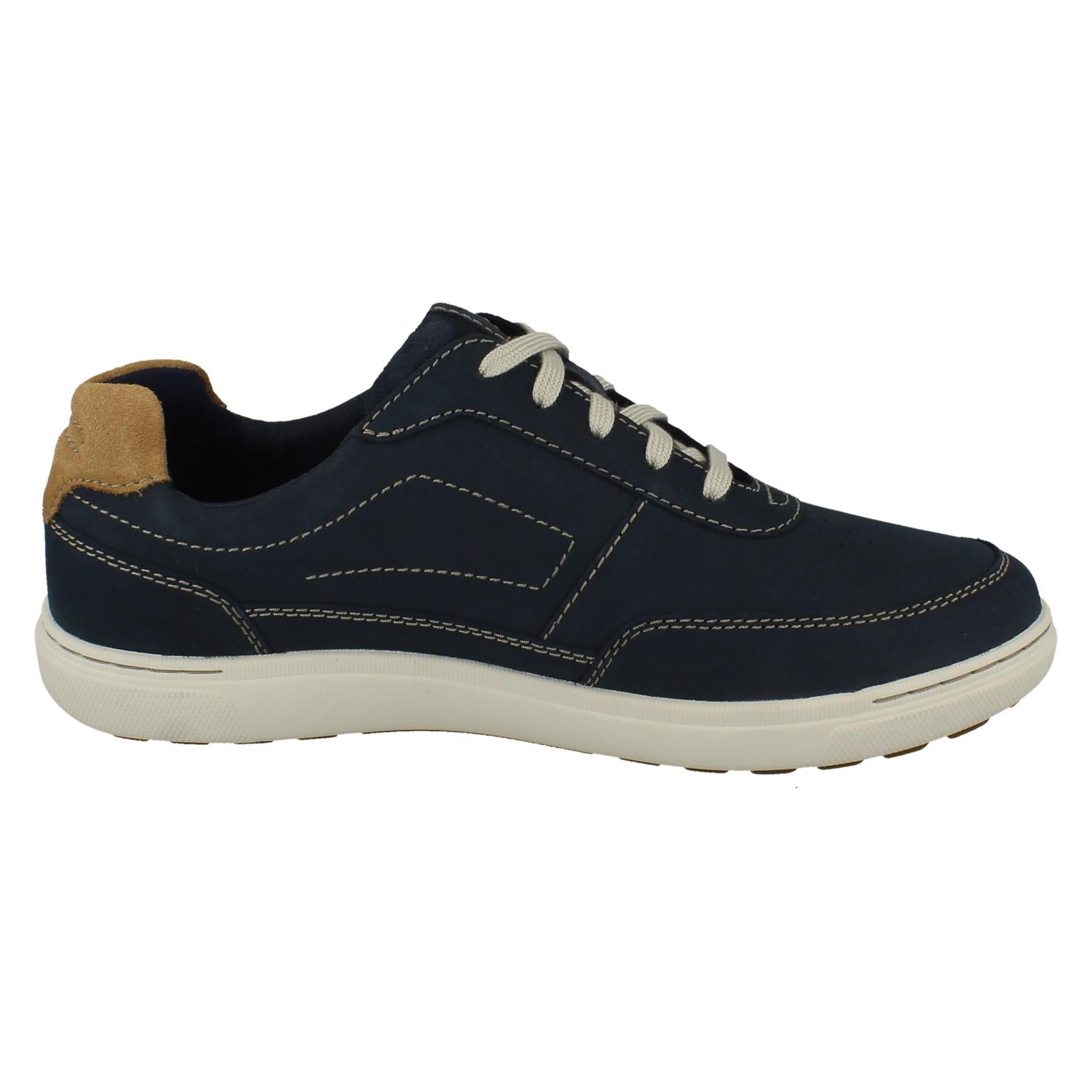 Mens Clarks Casual Lace Up Shoes 'Mapstone Trail' - Picture 7 of 10