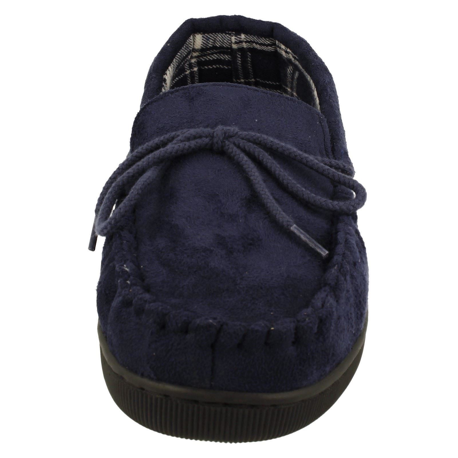 Mens Rosebank Casual Moccasin Slippers Ken-Mocc - Picture 9 of 10