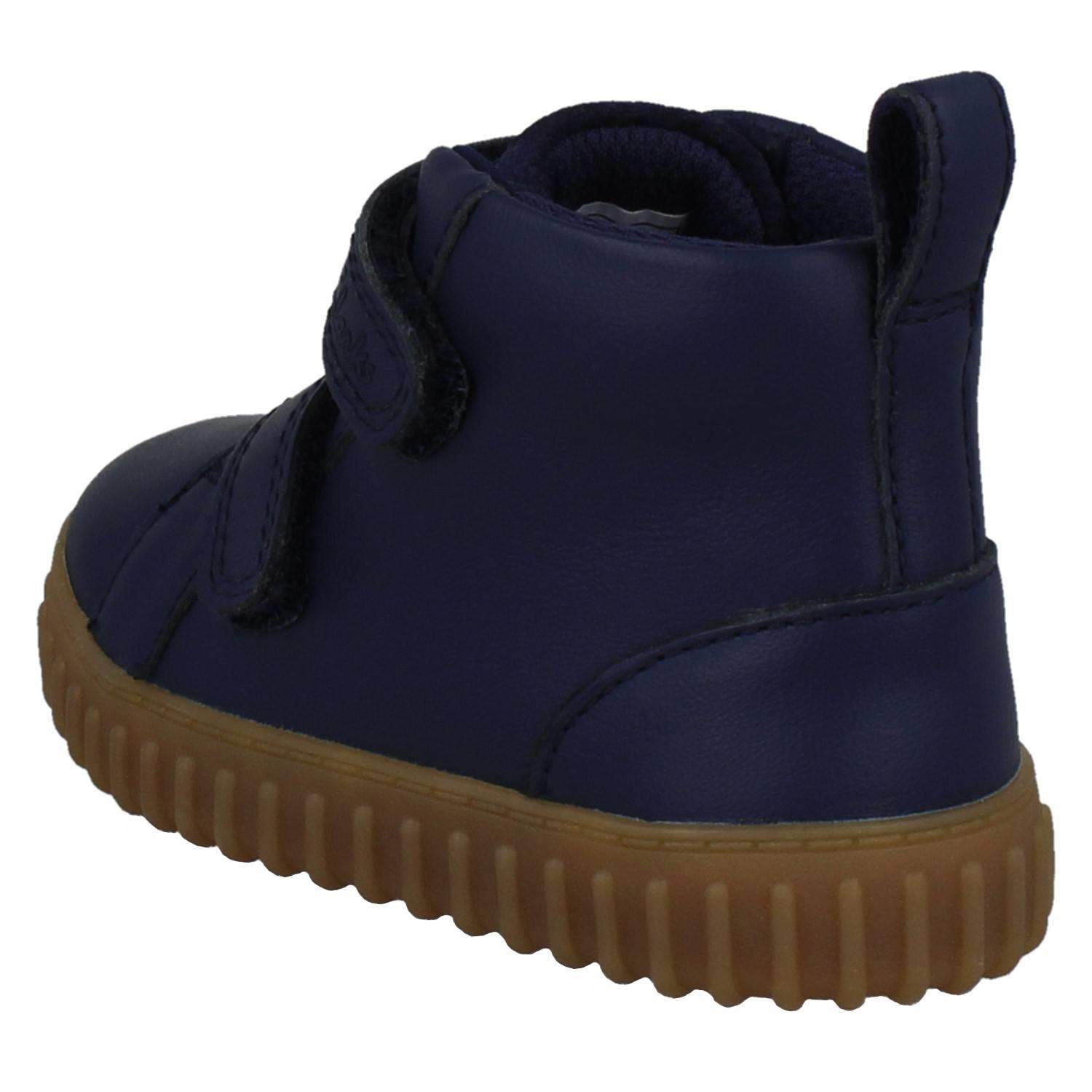 Bottes Montantes En Cuir Suédé Pour Enfants Unisexes Clarks *Cove Sky* - Picture 13 of 19