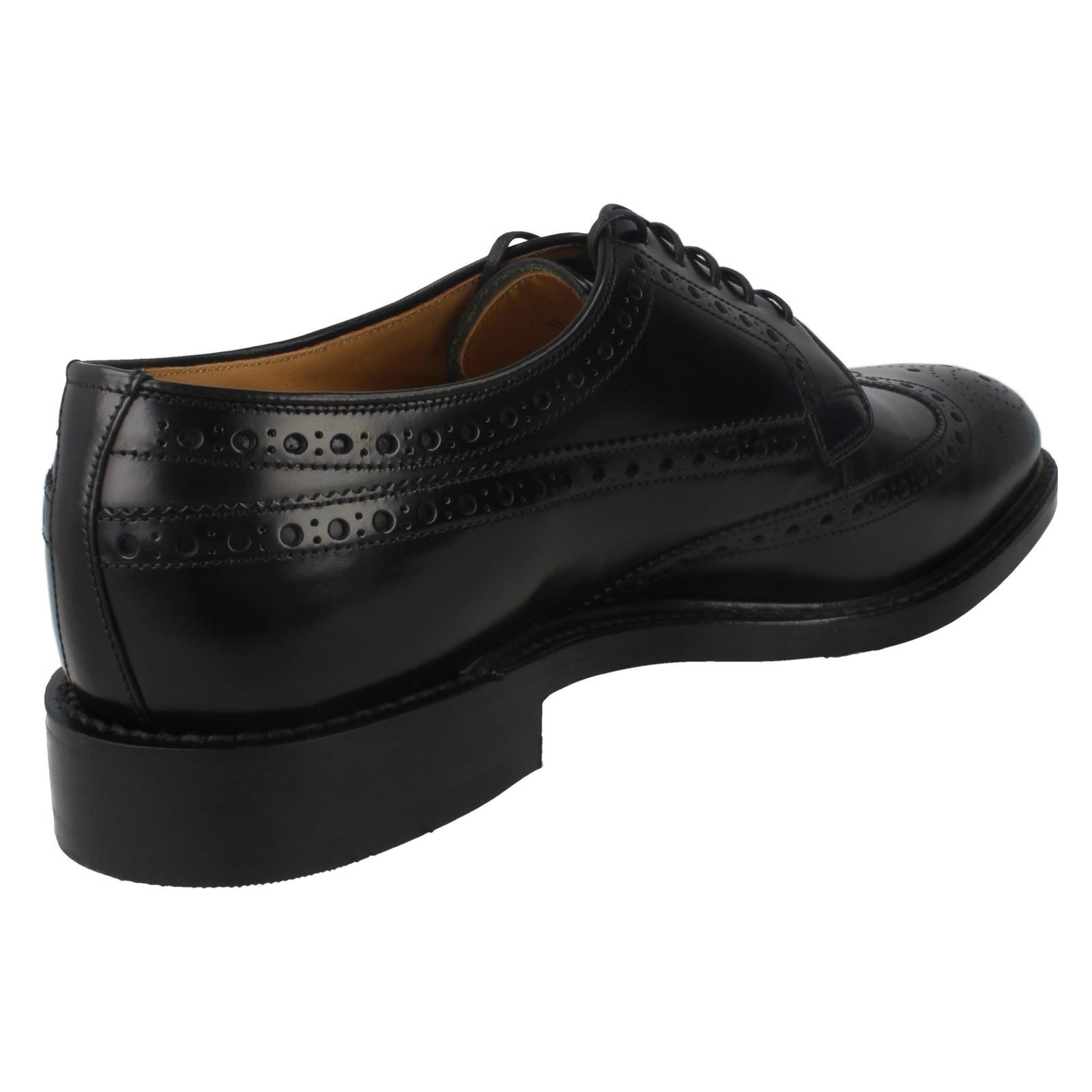 Mens Loake Lace Up Formal Shoes Braemar - Picture 6 of 10