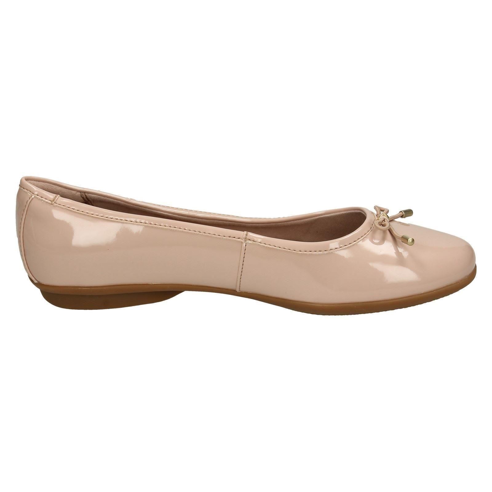 �Ladies Clarks� Ballerina Flats With Bow Trim Gracelin