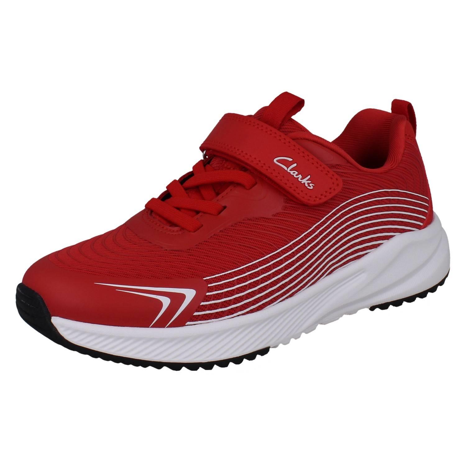 Kids Clarks Padded Textile Breathable Lightweight Sports Trainers *Deyes Dash* - Picture 56 of 64